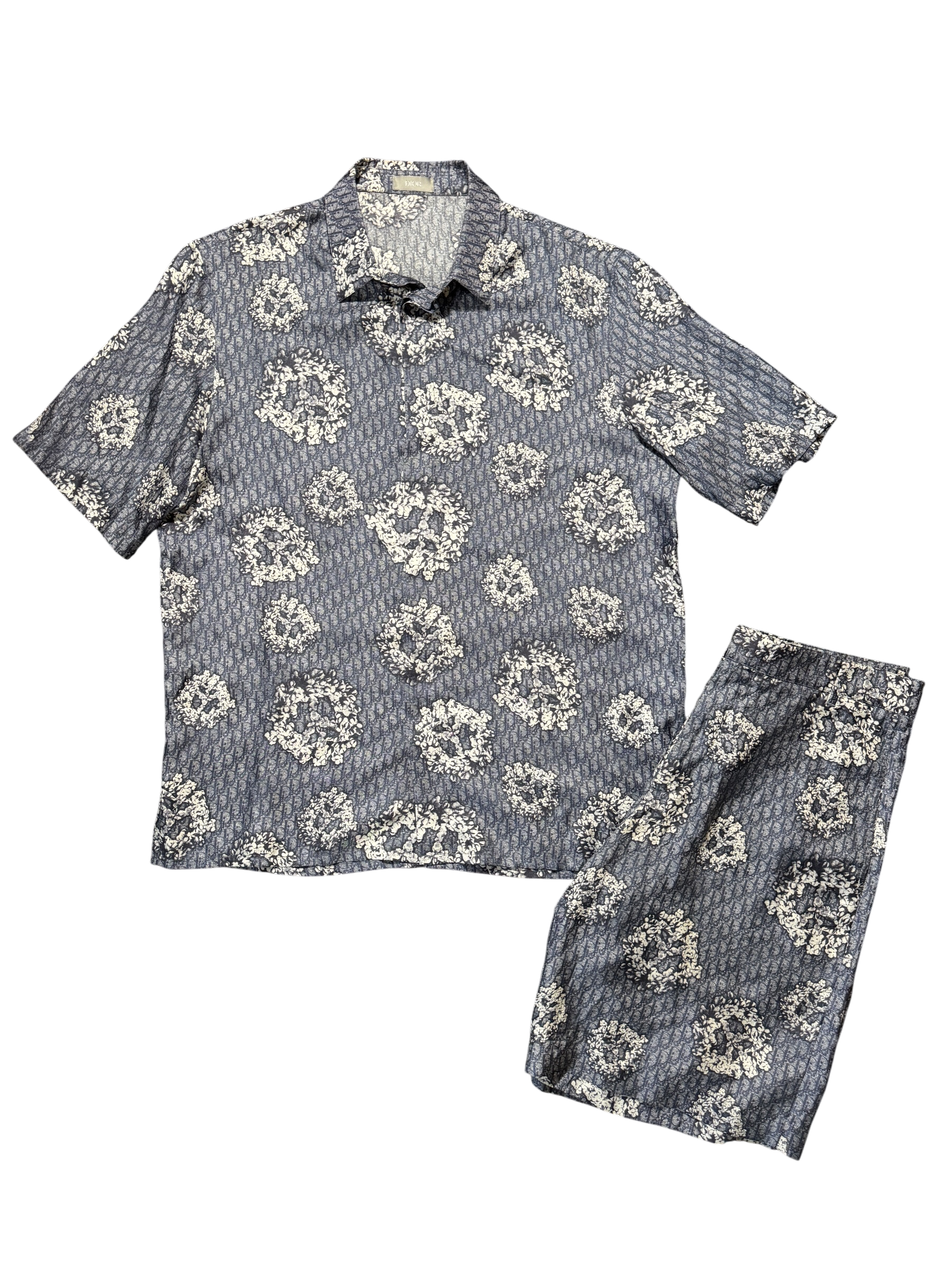 Dior Denim Tears Silk Set