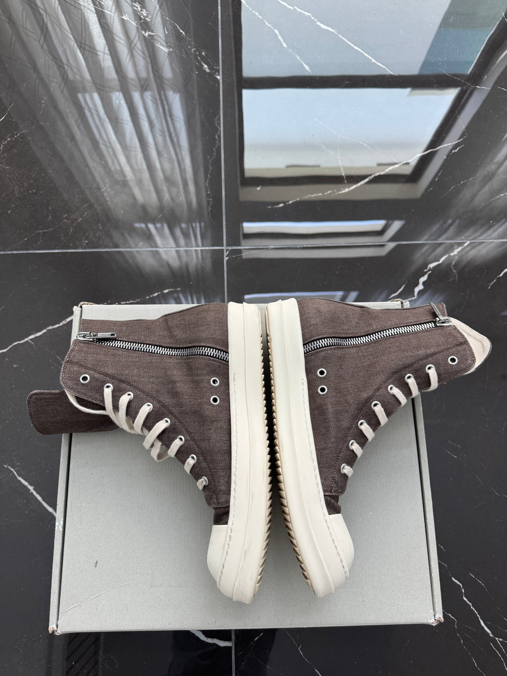 Rick Owens Porterville Drkshdw Dark Dust Sneakers
