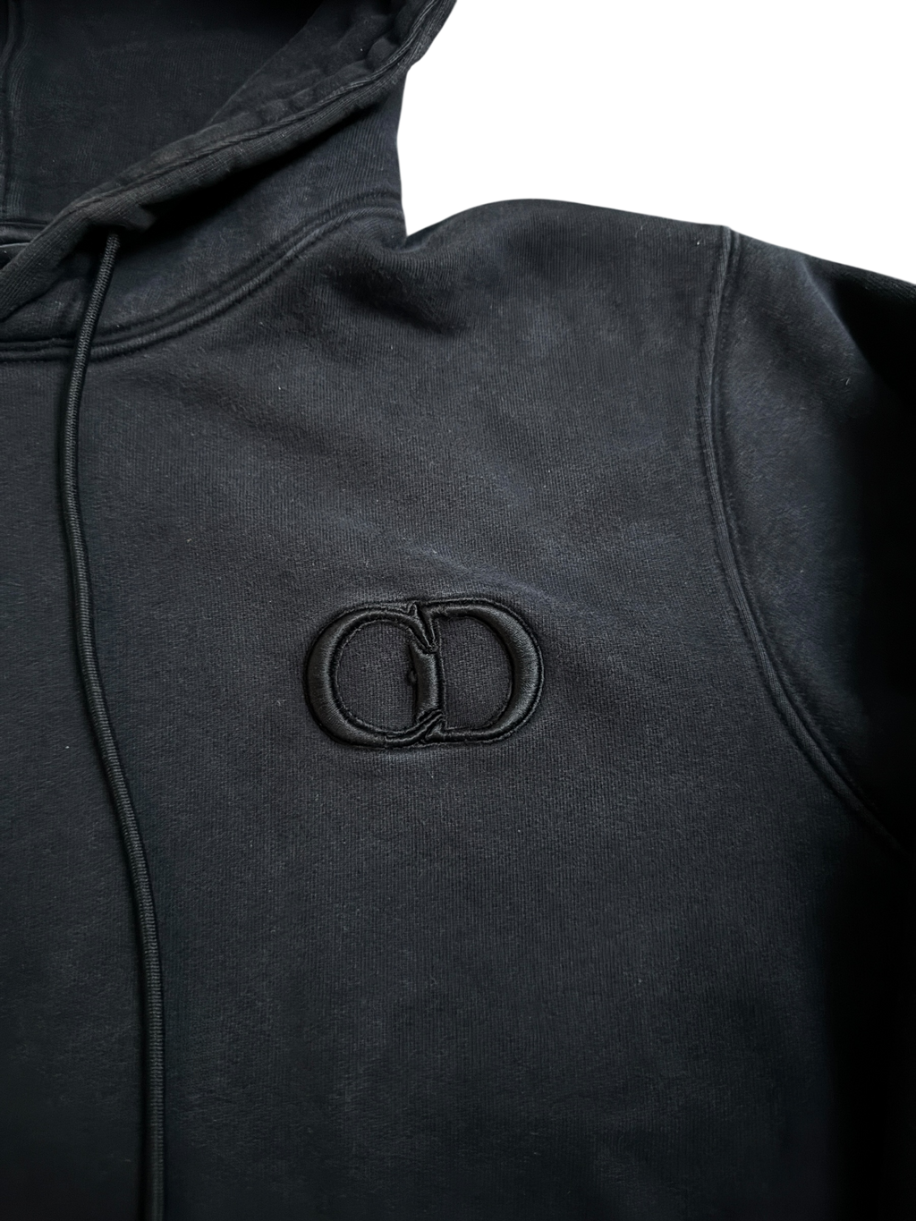 Dior Black CD Logo Hoodie