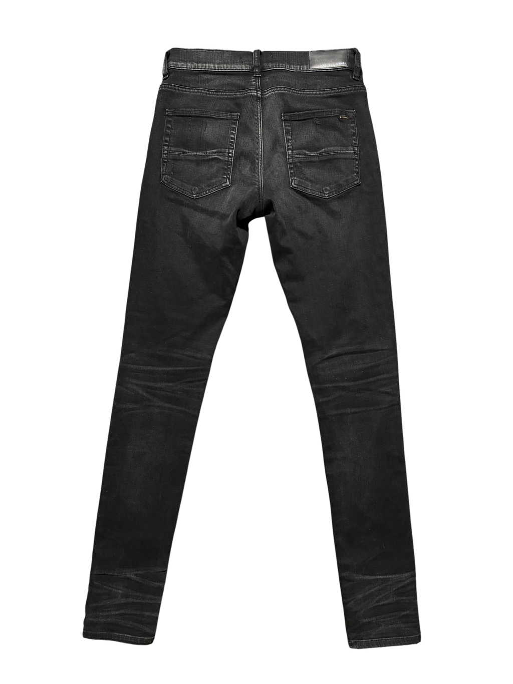 Amiri MX1 Black White Patch Jeans - Size 31