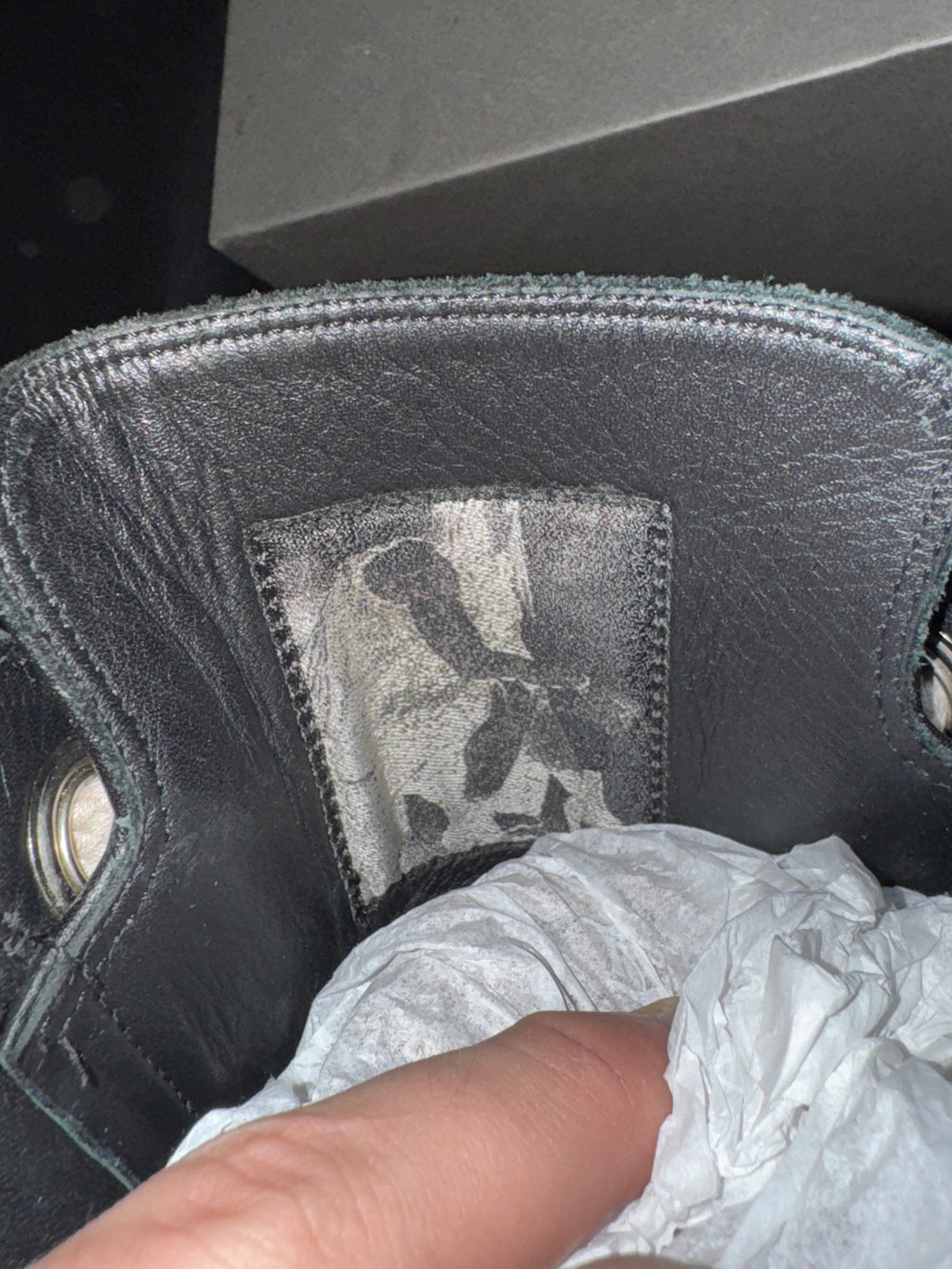 Rick Owens Jumbo Lace Hight Top Black