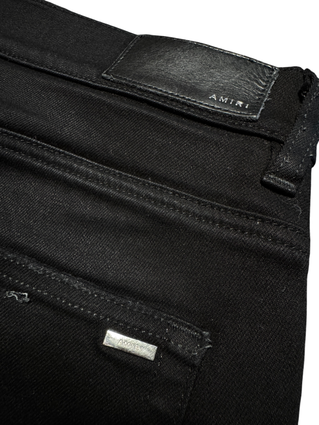 Amiri MX1 Black Silver Patch