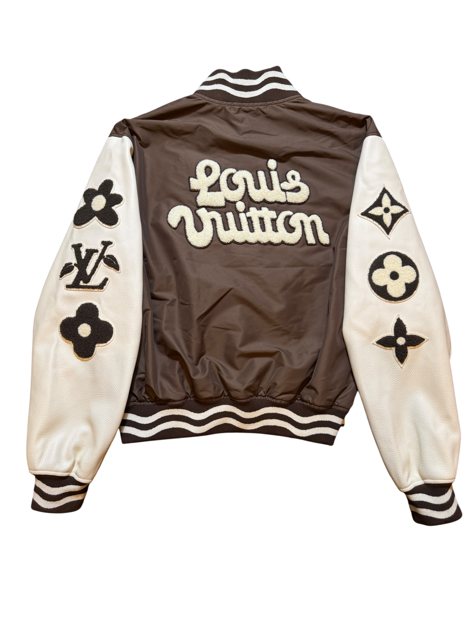 Louis Vuitton by Tyler, the Creator Embroidered Varsity Jacket - Size 52