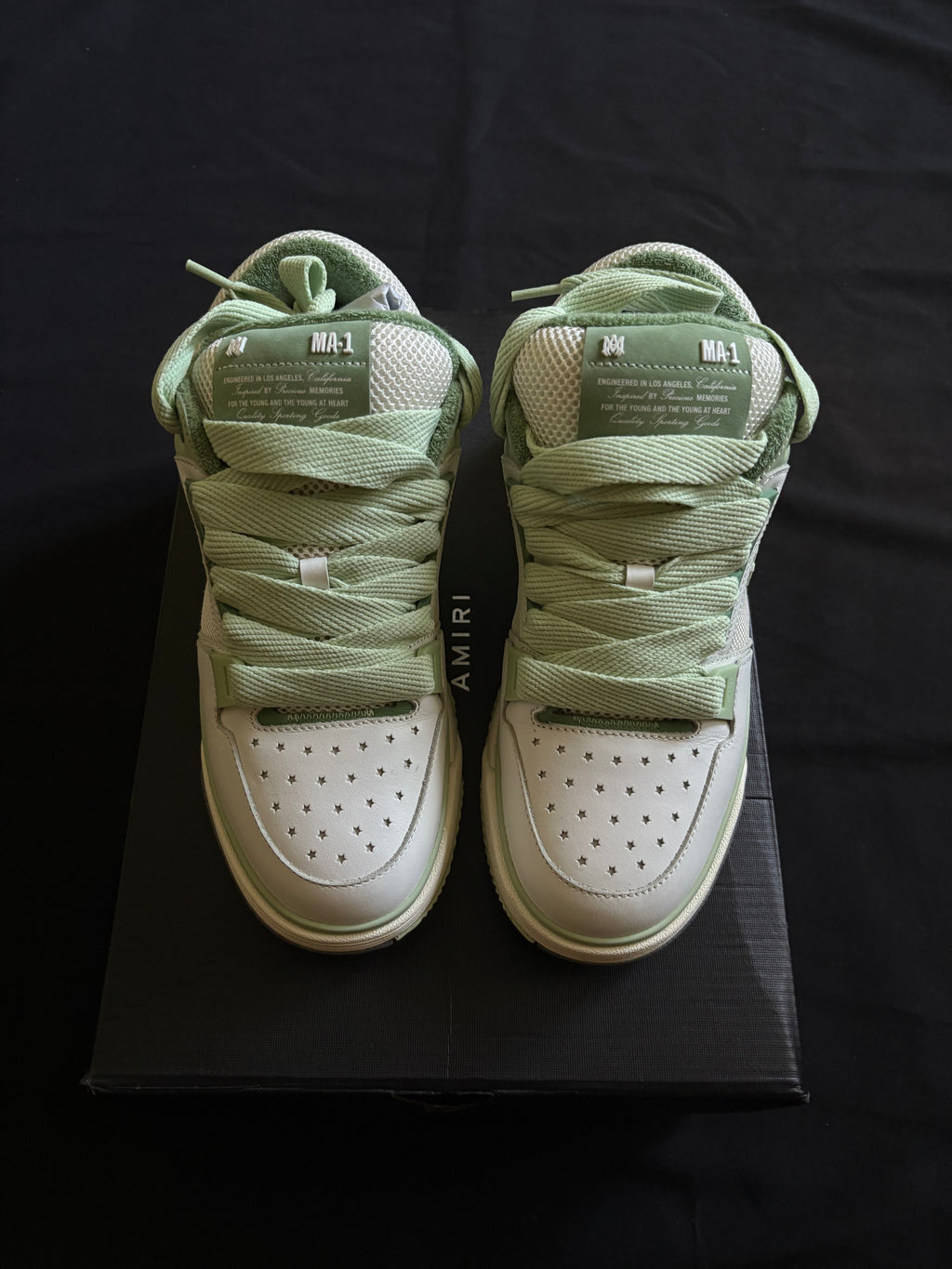 Amiri MA-1 Mint/White Sneakers