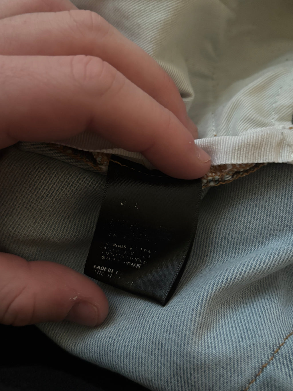 AMIRI MX1 Light Wash Floral Jeans - Size 38