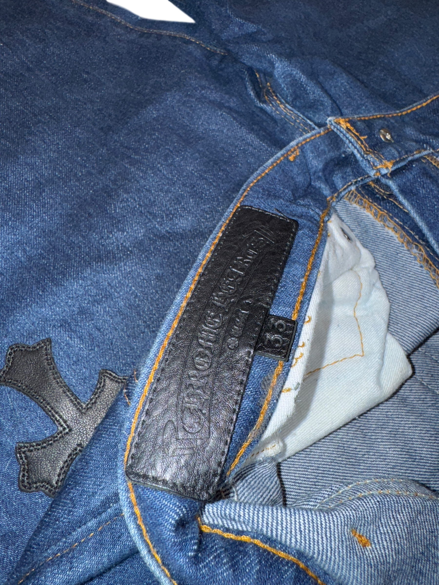 Chrome Hearts Levi’s Dark Wash Denim
