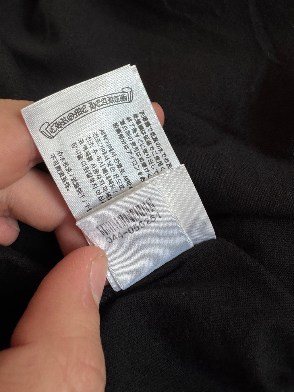 Chrome Hearts Neck Logo Pink/Black Longsleeve Shirt