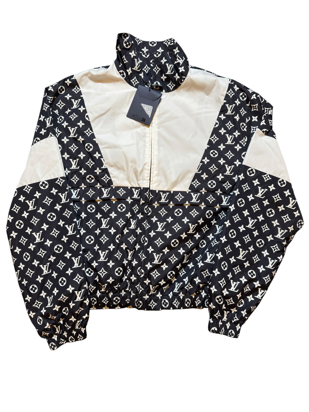 Louis Vuitton Monogram Nylon Windbreaker Jacket - Size 48