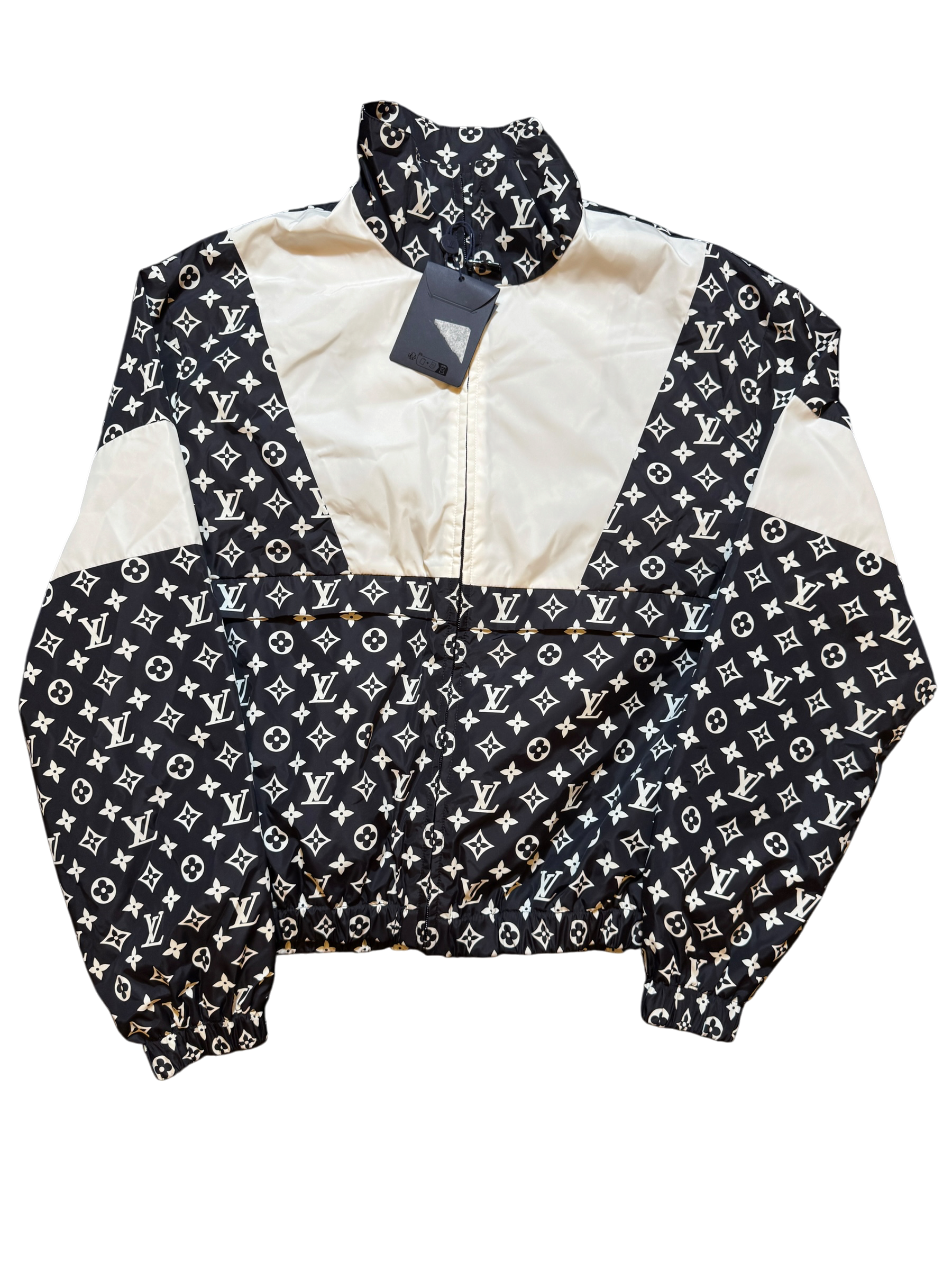 Louis Vuitton Monogram Nylon Windbreaker Jacket - Size 48