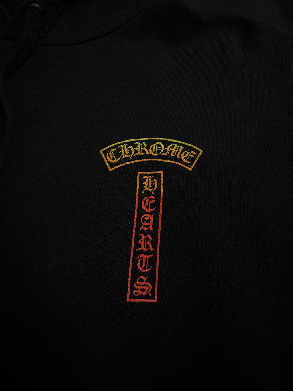 Chrome Hearts Gradient T-bar Hoodie Black