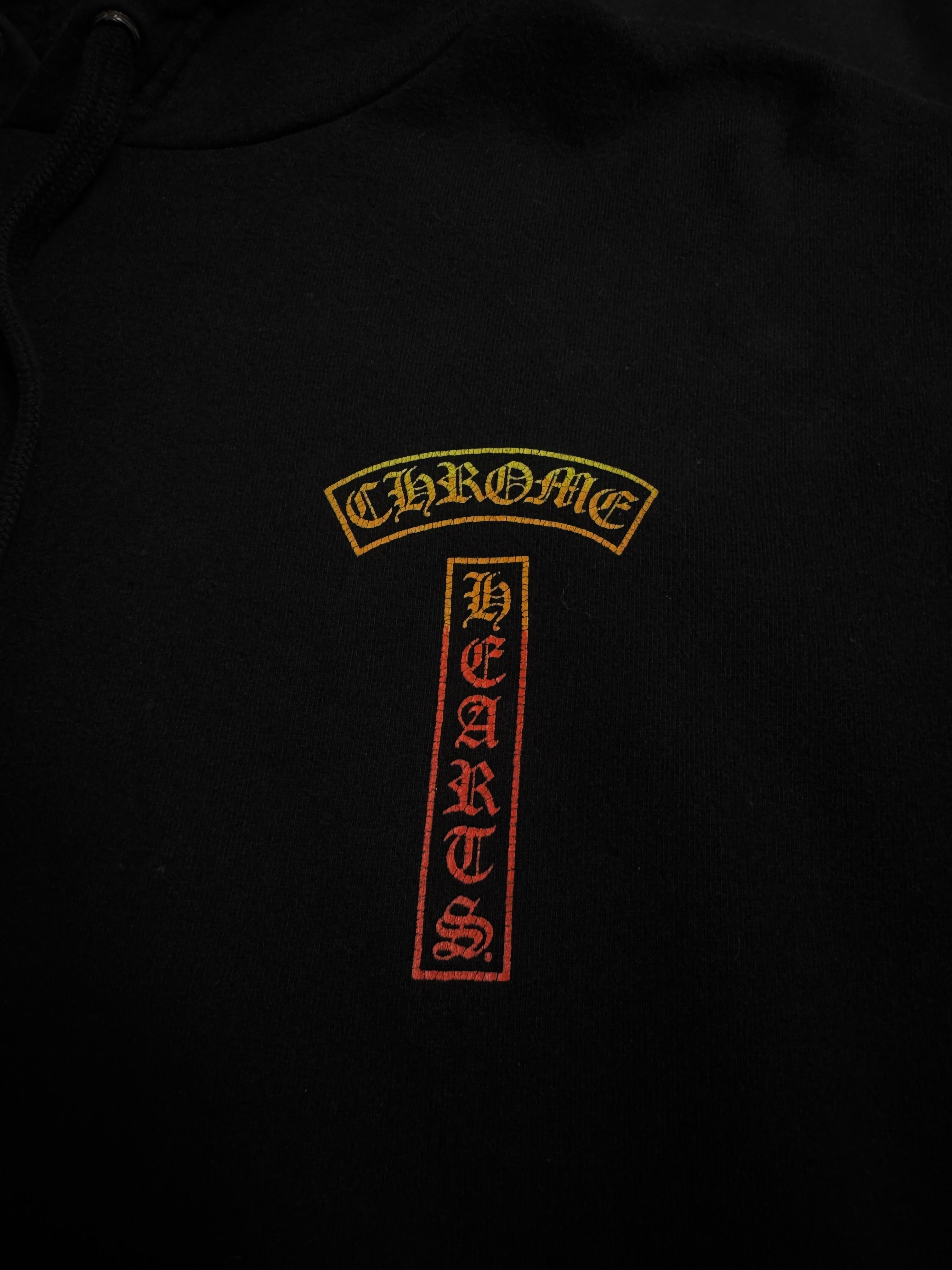 Chrome Hearts Gradient T-bar Hoodie Black