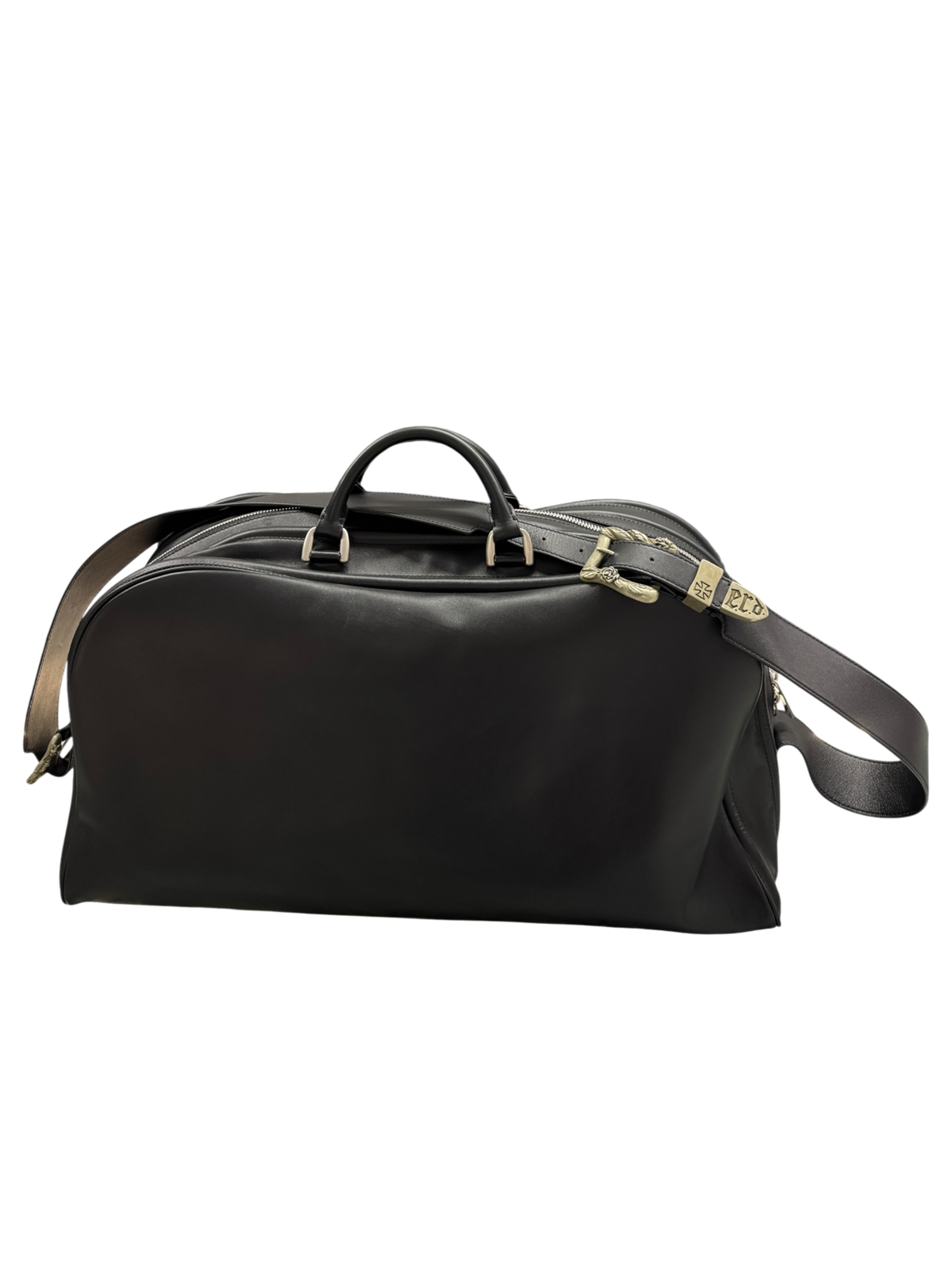 Enfants Riches Déprimés Leather Travel Bag Black