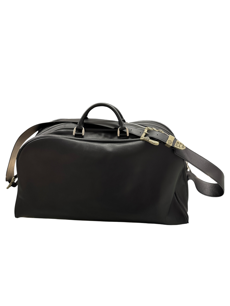 Enfants Riches Déprimés Leather Travel Bag Black