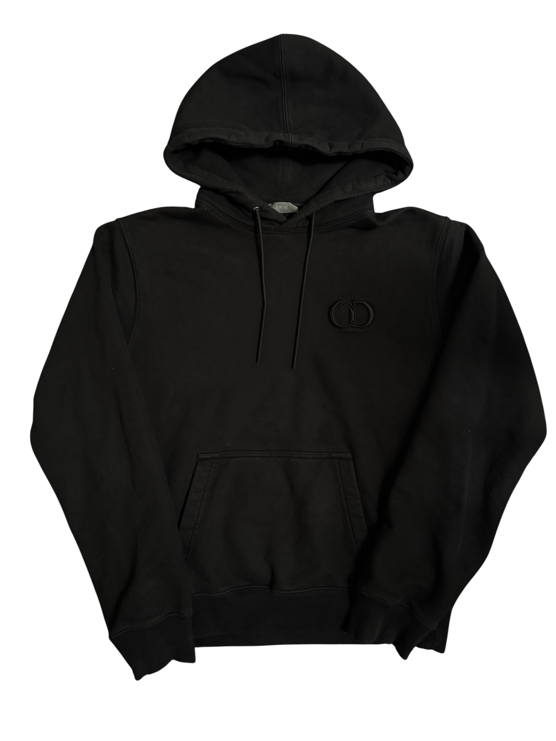 Dior CD Logo Hoodie Black - Large