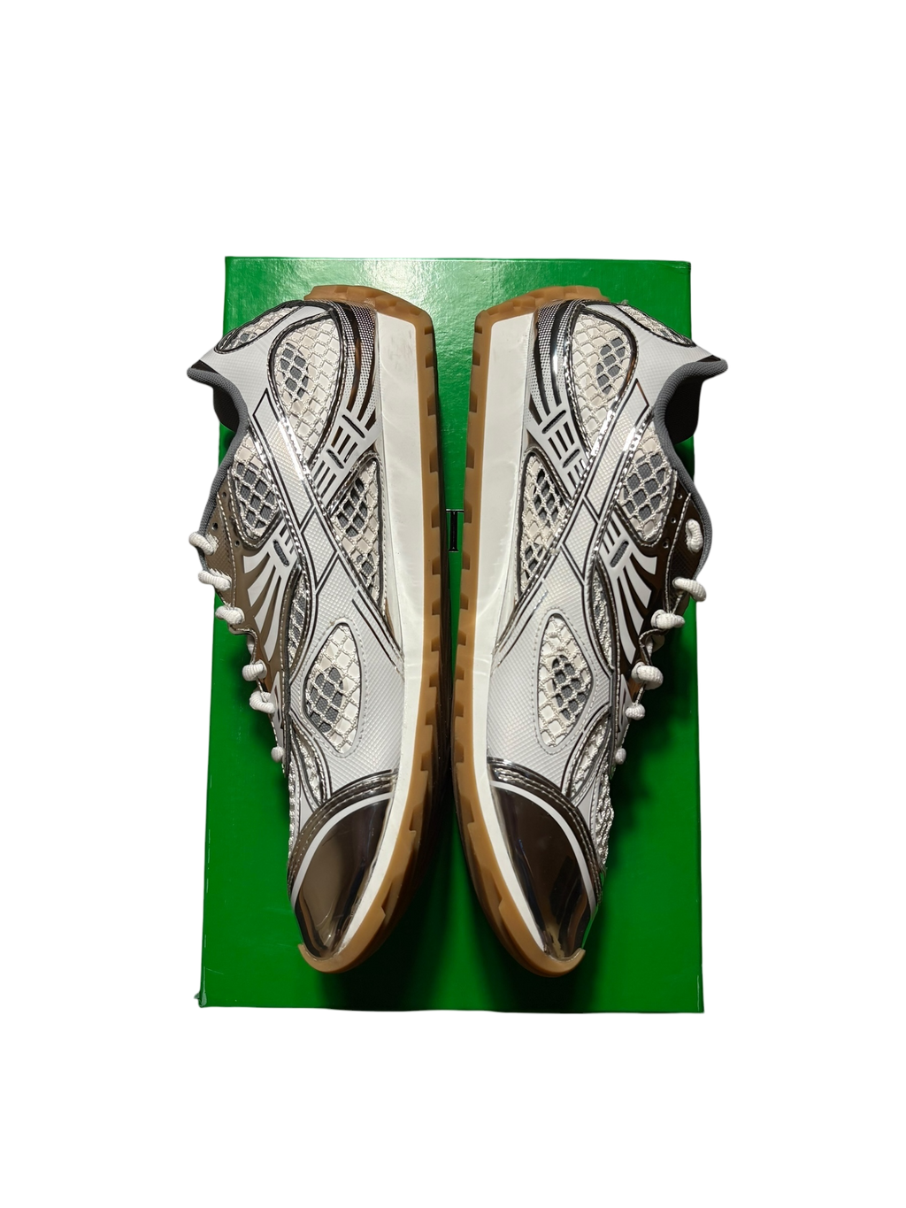 Bottega Veneta Orbit Sneakers Silver