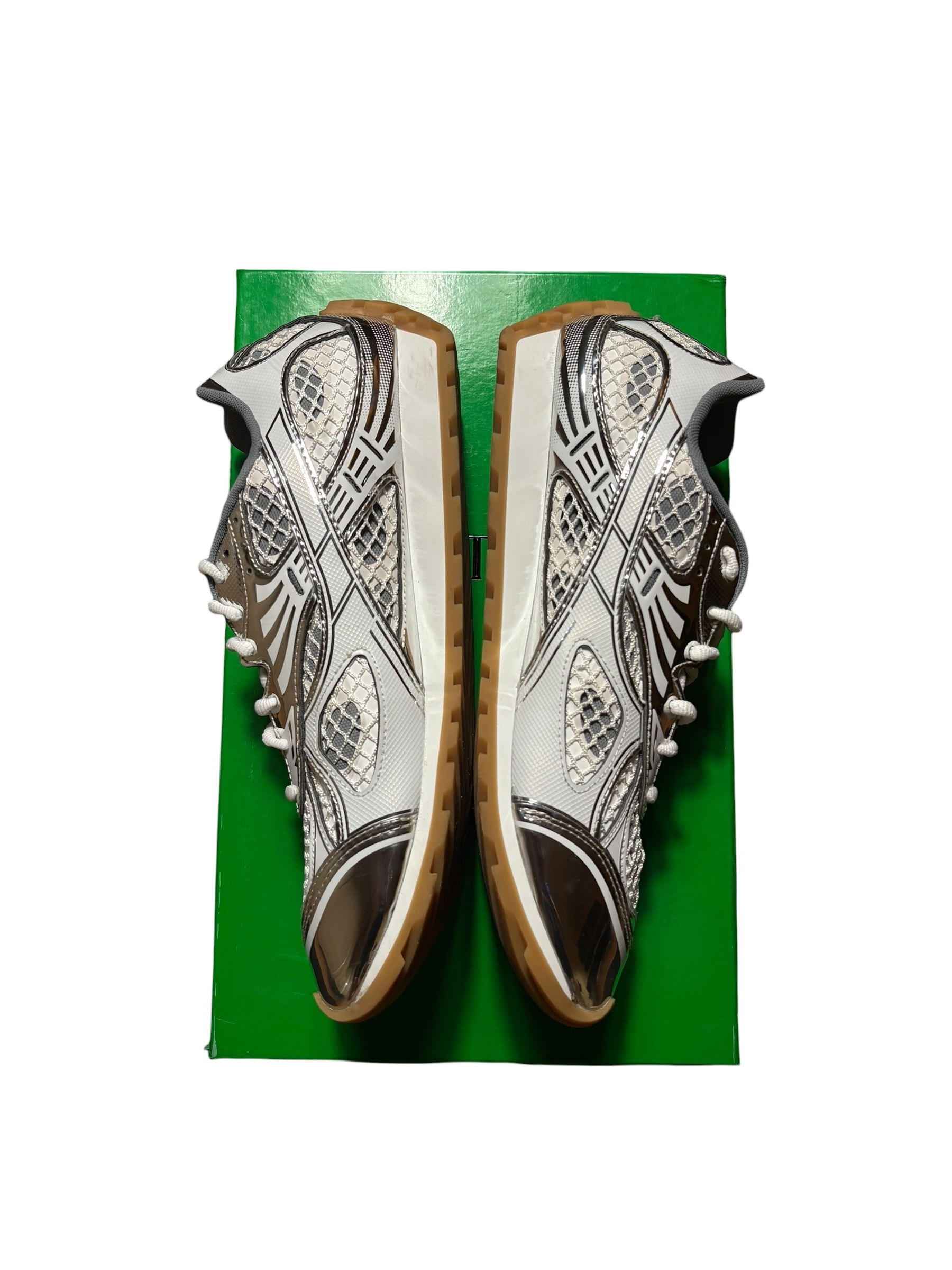 Bottega Veneta Orbit Sneakers Silver