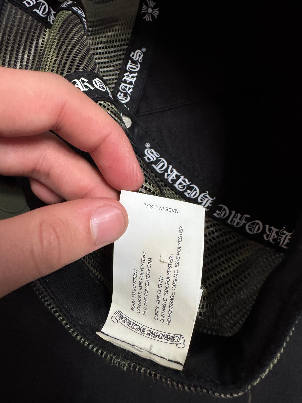 Chrome Hearts Camo Trucker