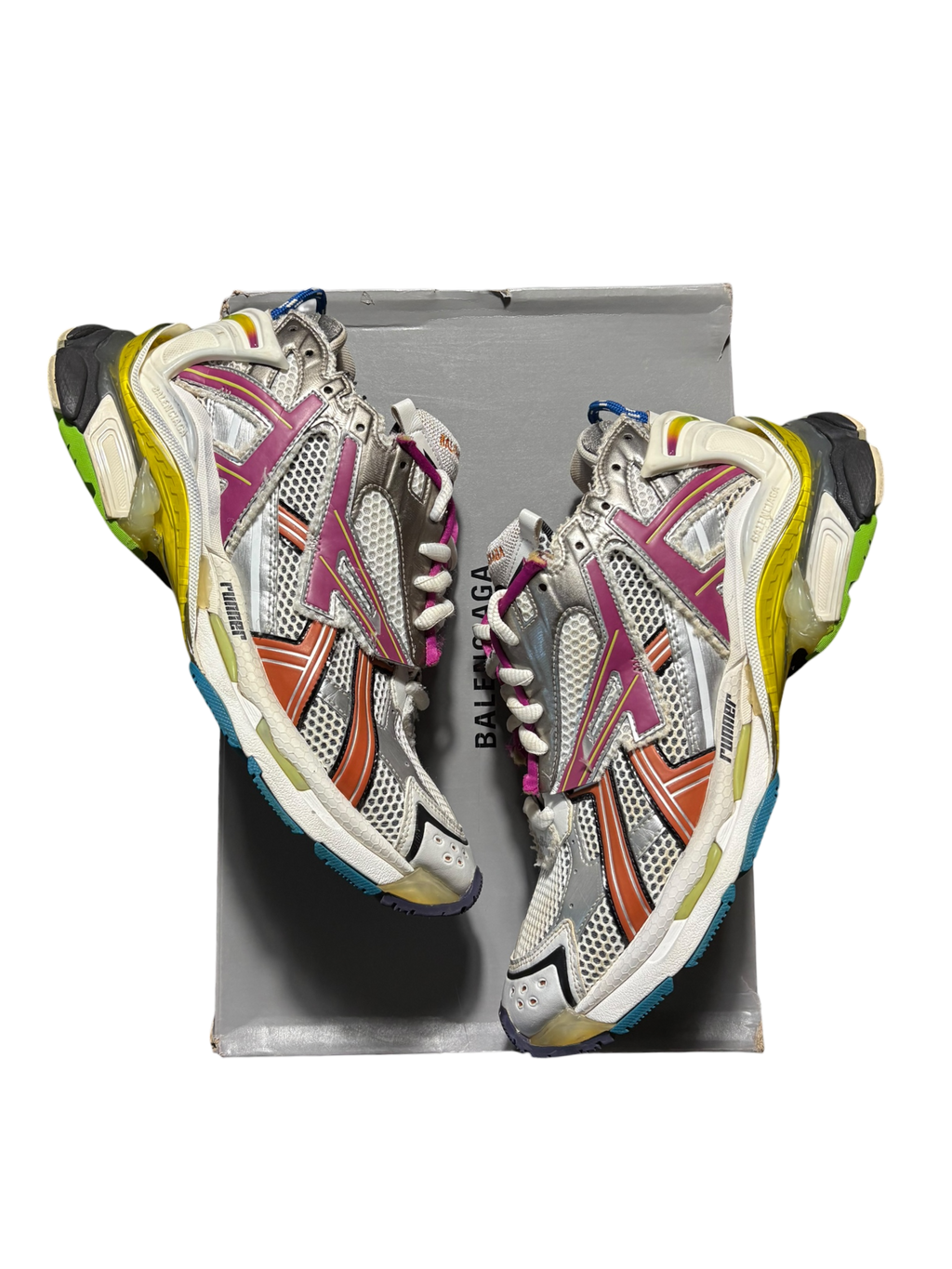Balenciaga Multi Color Runners - Size 11