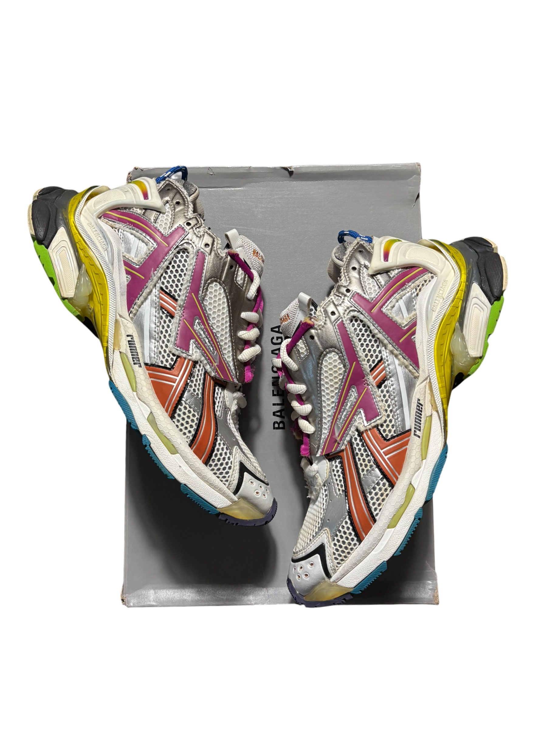 Balenciaga Multi Color Runners - Size 11