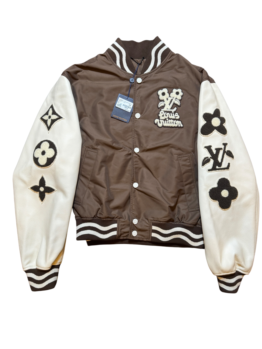 Louis Vuitton by Tyler, the Creator Embroidered Varsity Jacket - Size 52