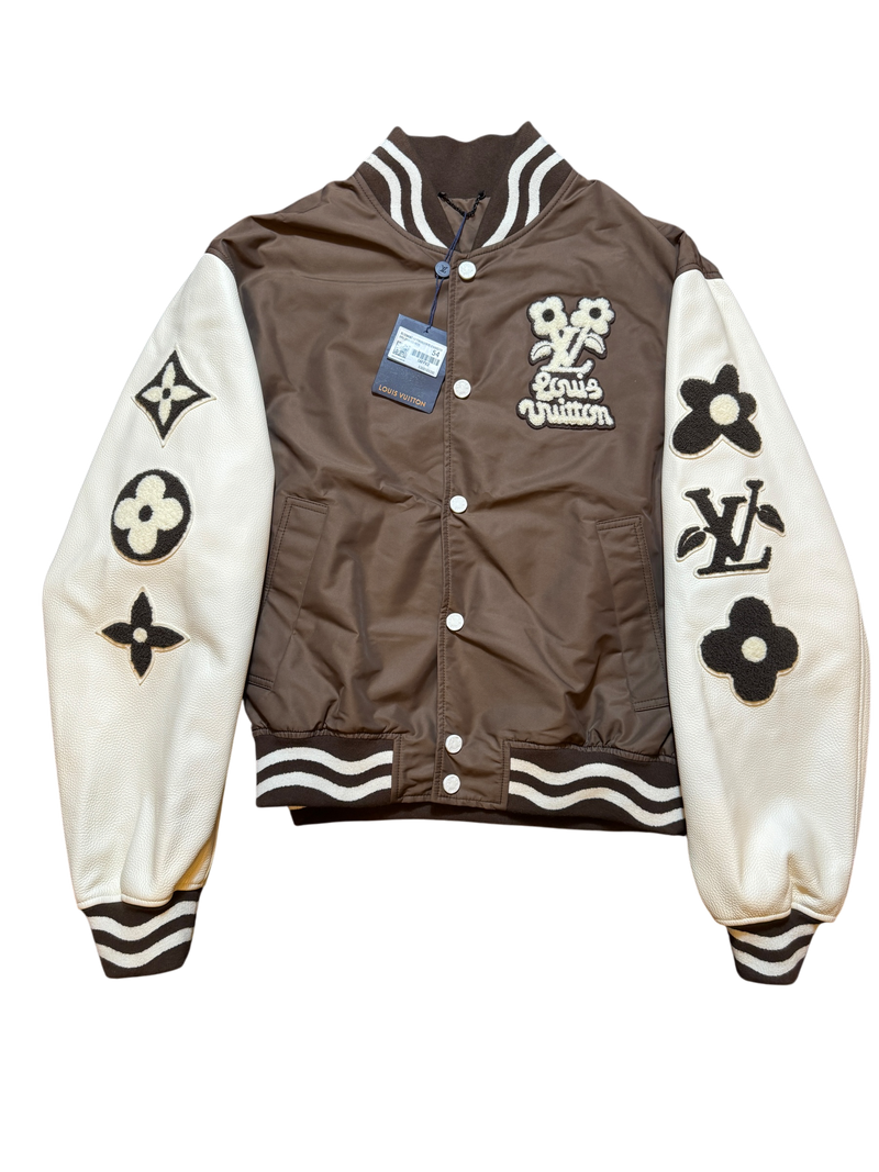 Louis Vuitton by Tyler, the Creator Embroidered Varsity Jacket - Size 52