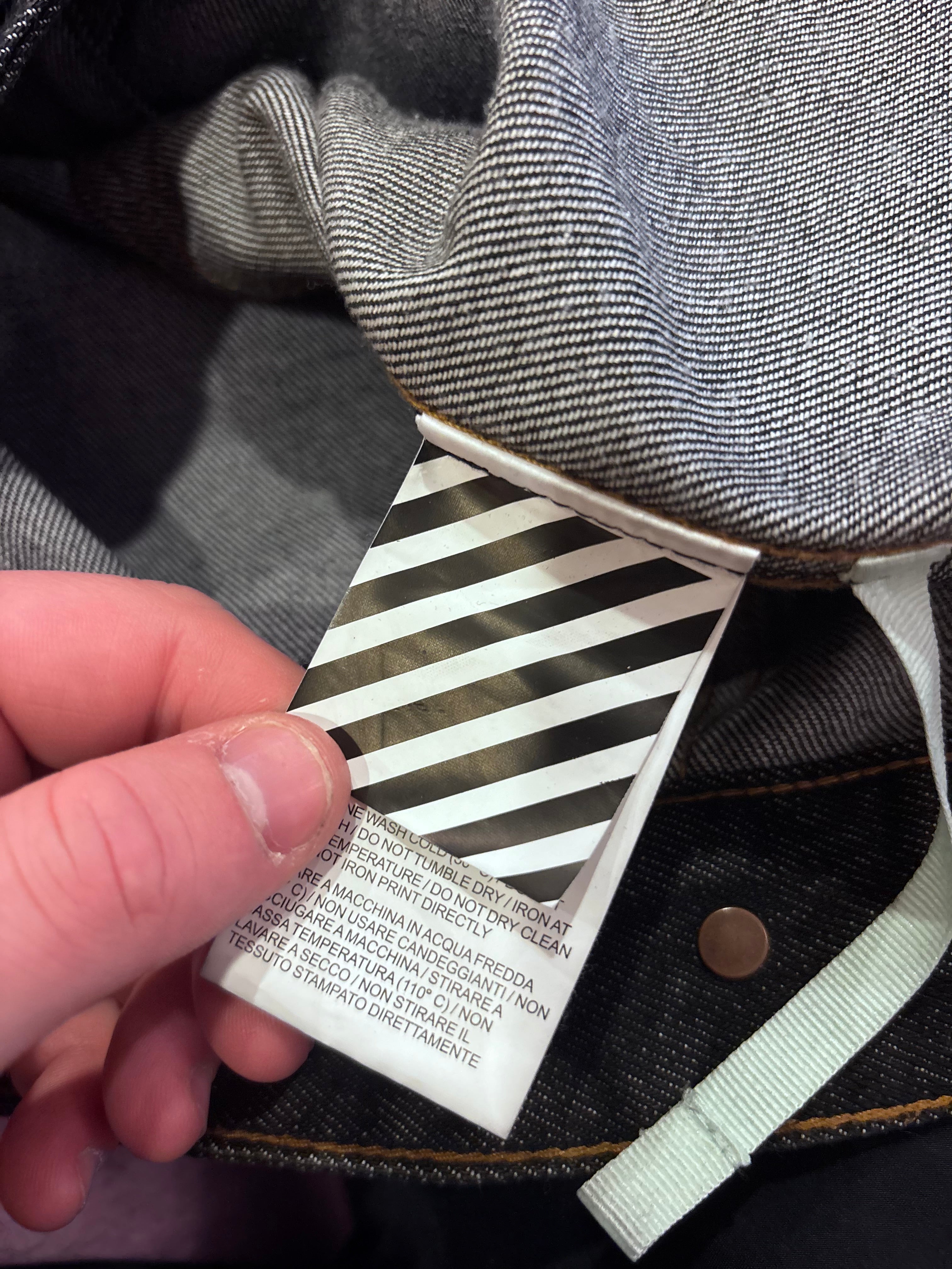 Off-White Arrow Jean Jacket Size M