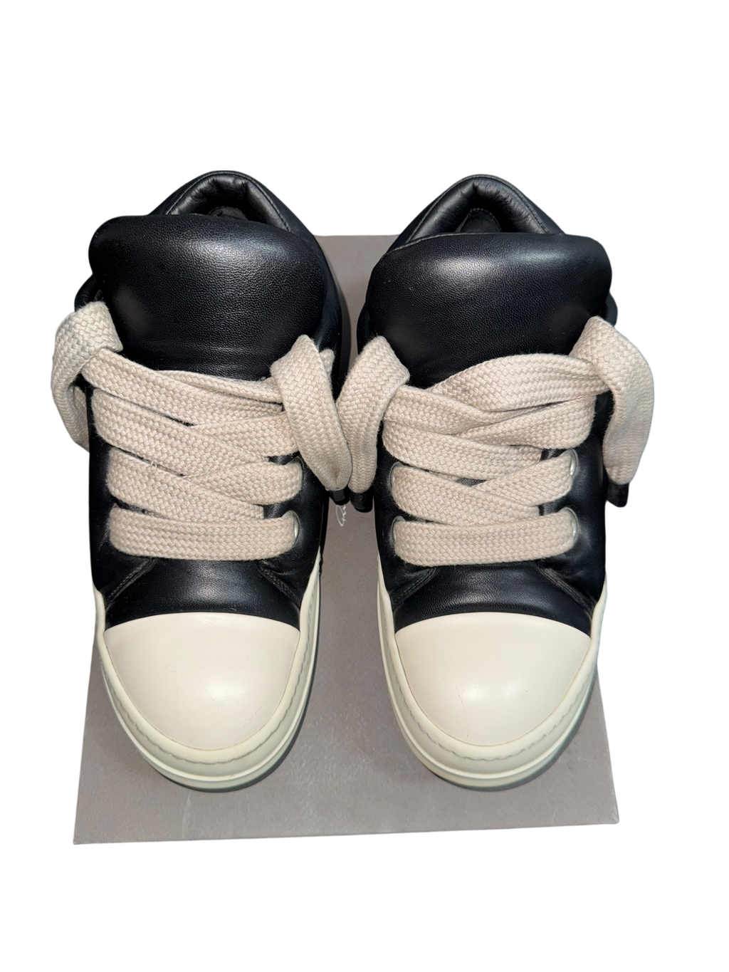 Rick Owens Jumbo Lace Low Top Padded Sneaker Black - 9