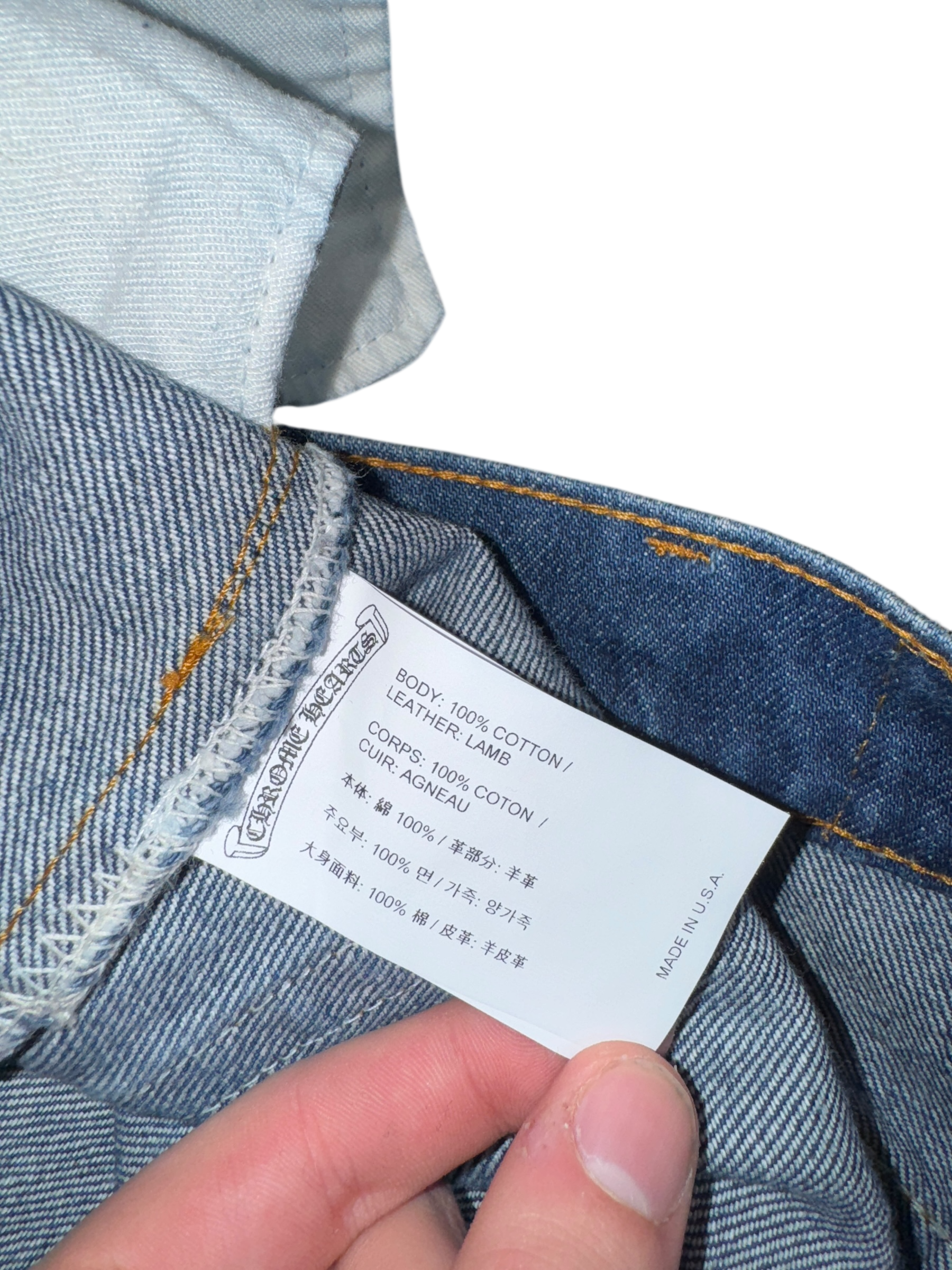 Chrome Hearts Levi’s Dark Wash Denim