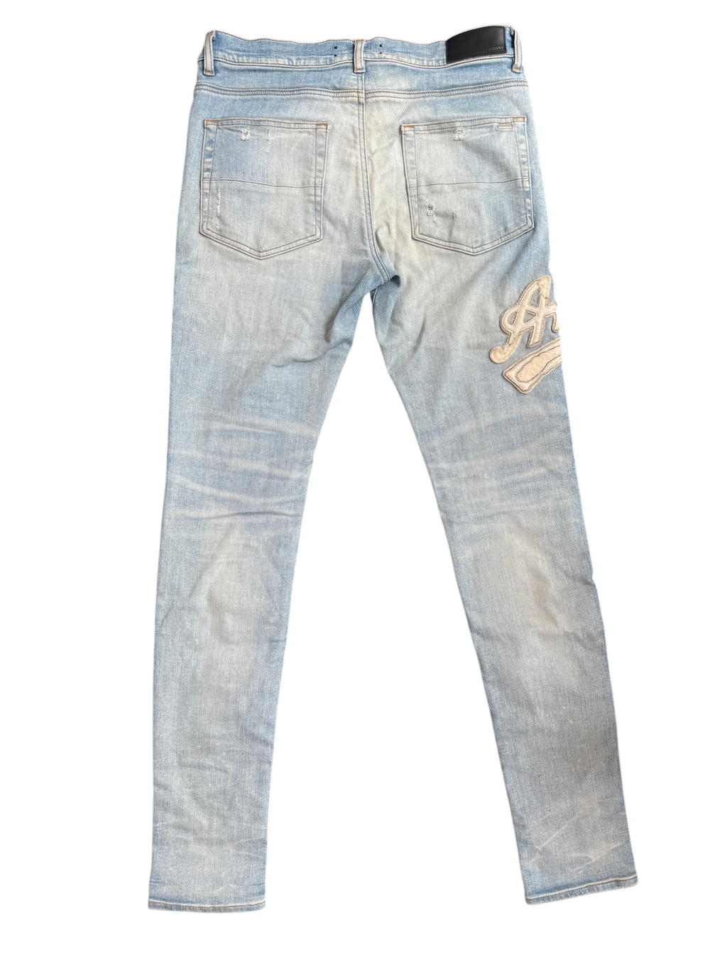 Amiri LightWash Jeans Old English