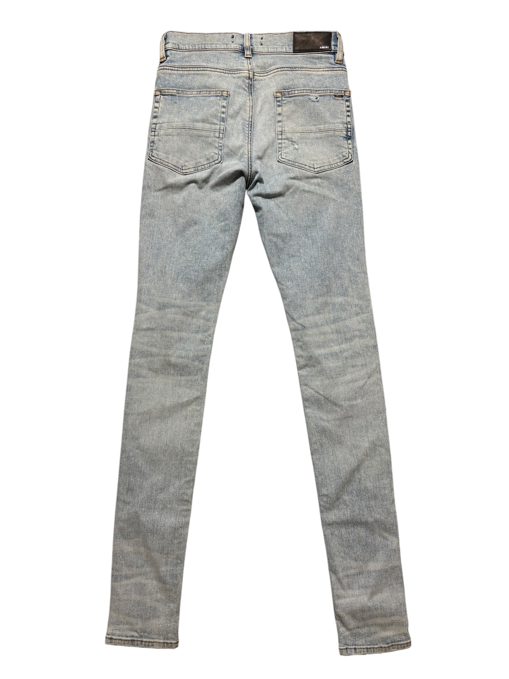 Amiri MX1 Light Wash Thrasher Crystal Patch
