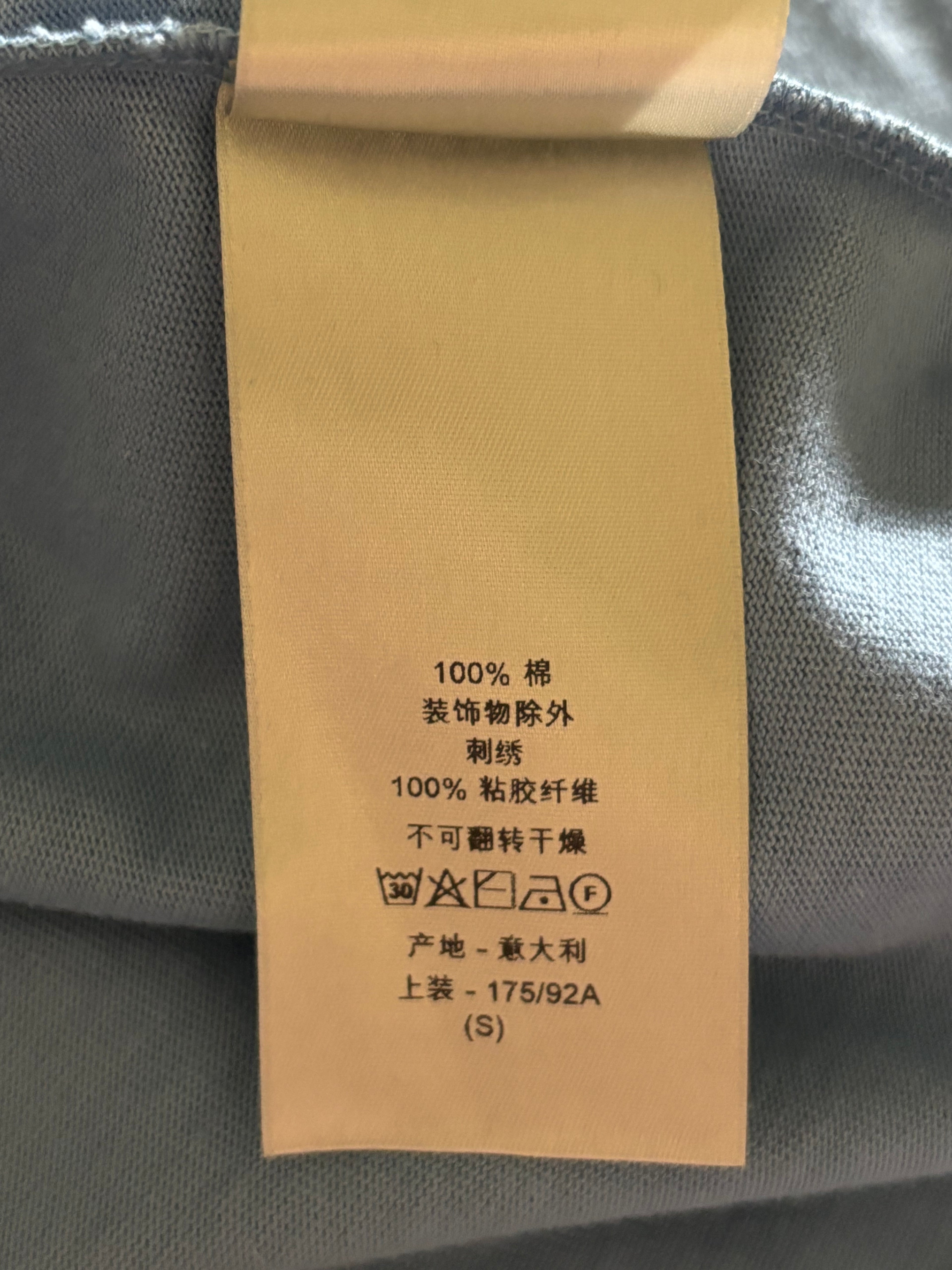 Dior CD Logo Tee Blue - Size S