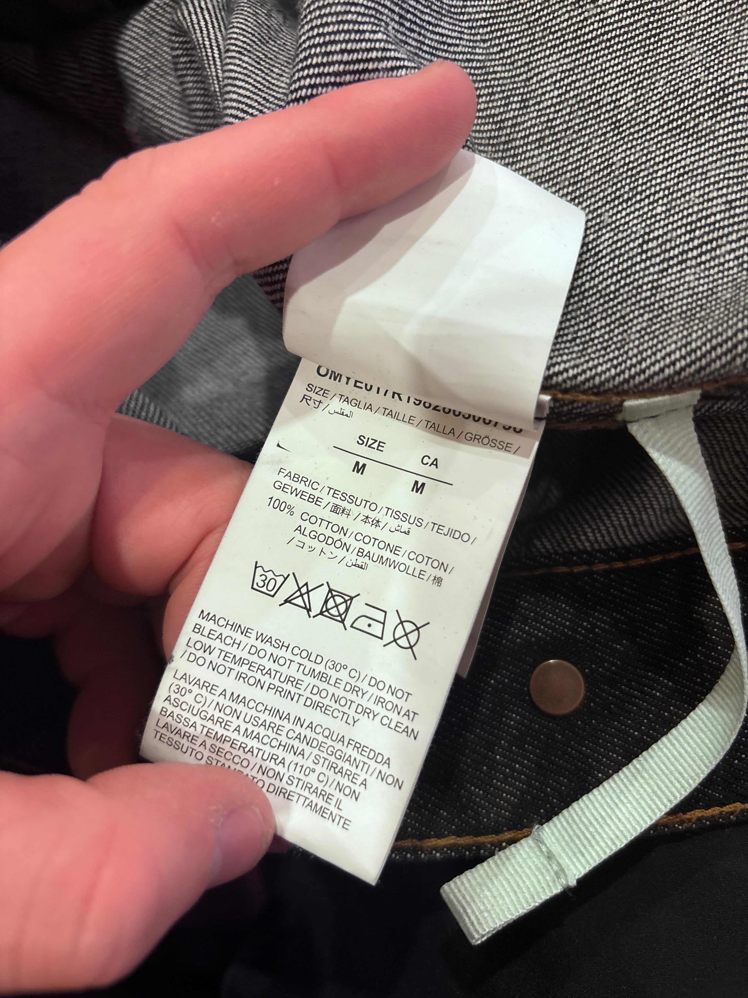 Off-White Arrow Jean Jacket Size M