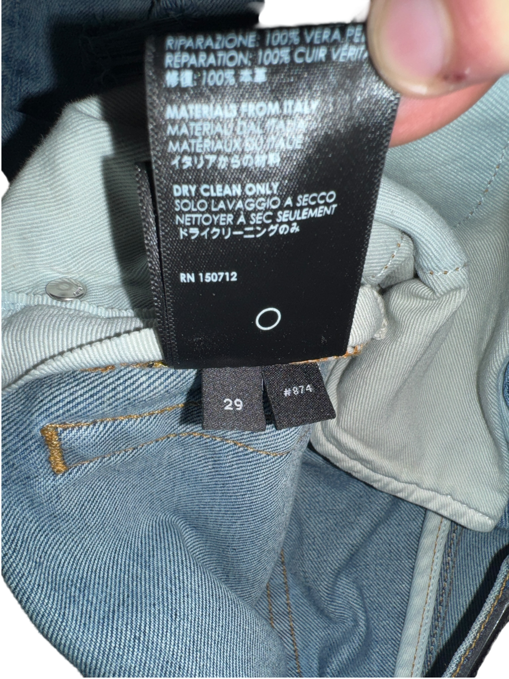 Amiri MX1 Light Wash Playboy Patch Jeans - 29