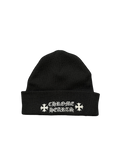 Chrome Hearts Black Logo Beanie