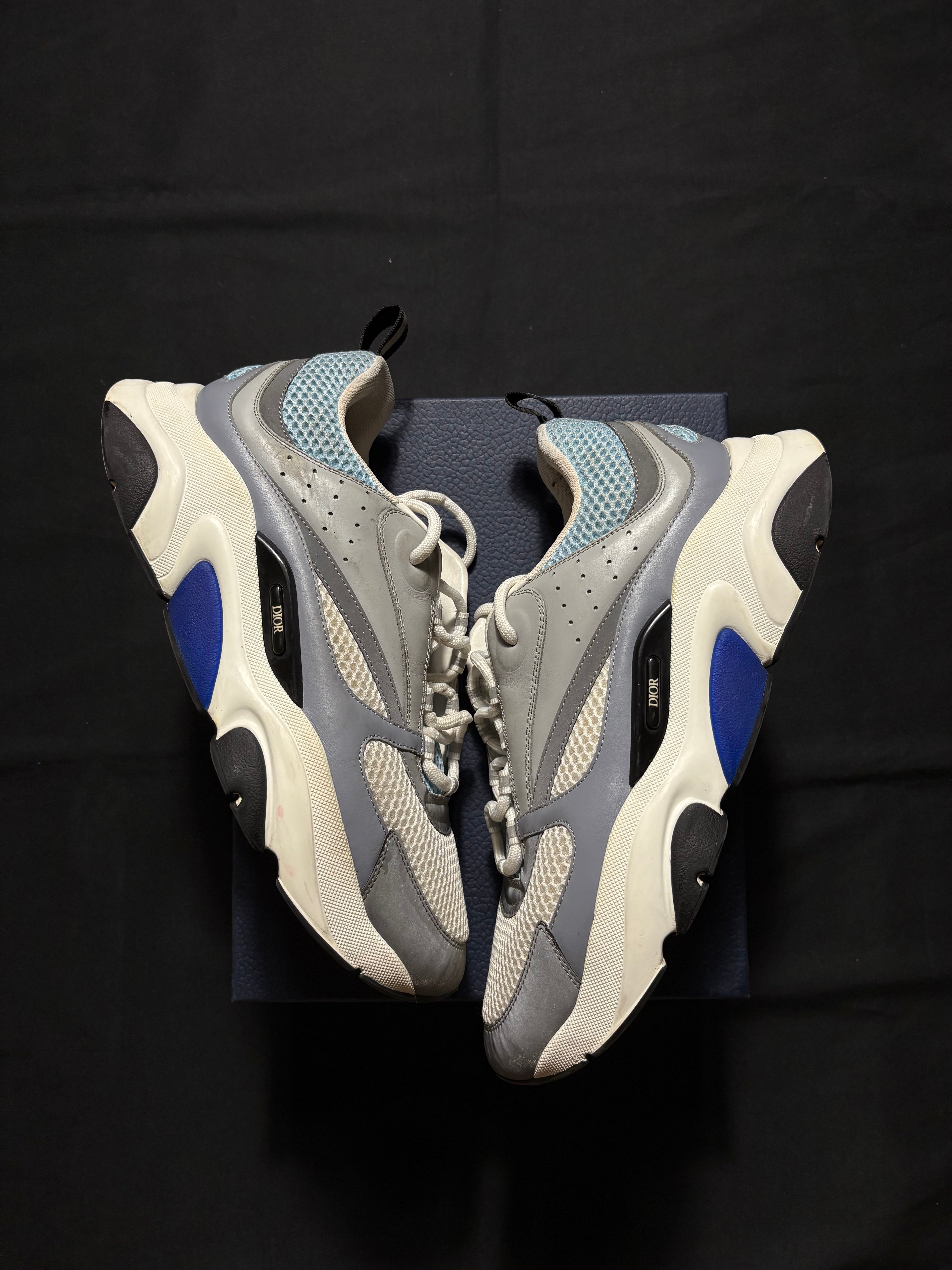 Dior B22 Grey Blue Sneaker