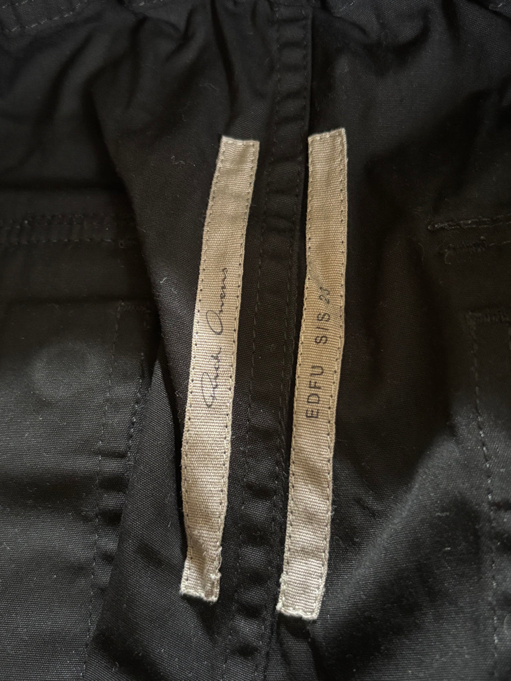 Rick Owens Bauhas Cargo  Pants