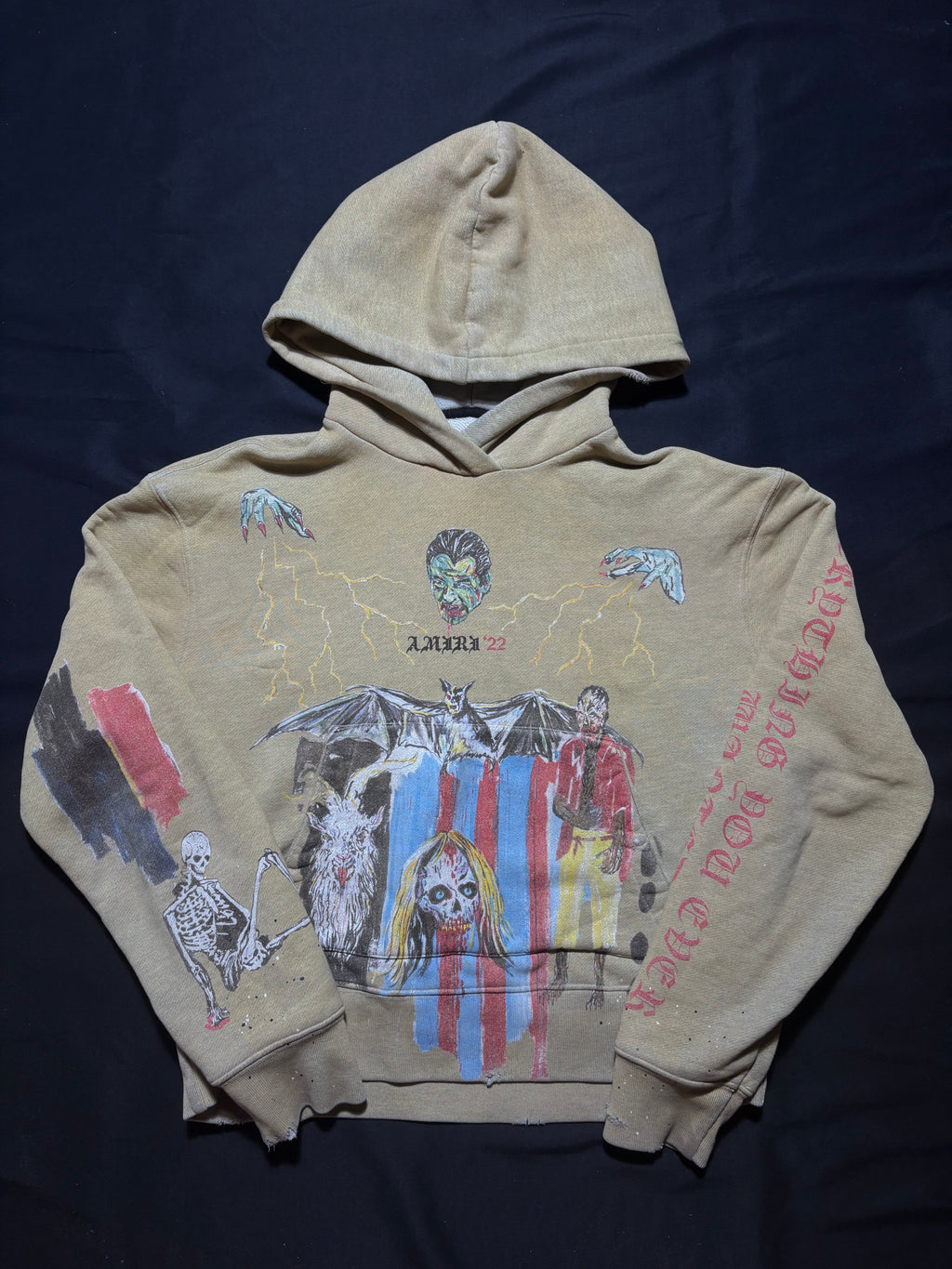 Amiri X Wes Lang Blood 38 Hoodie