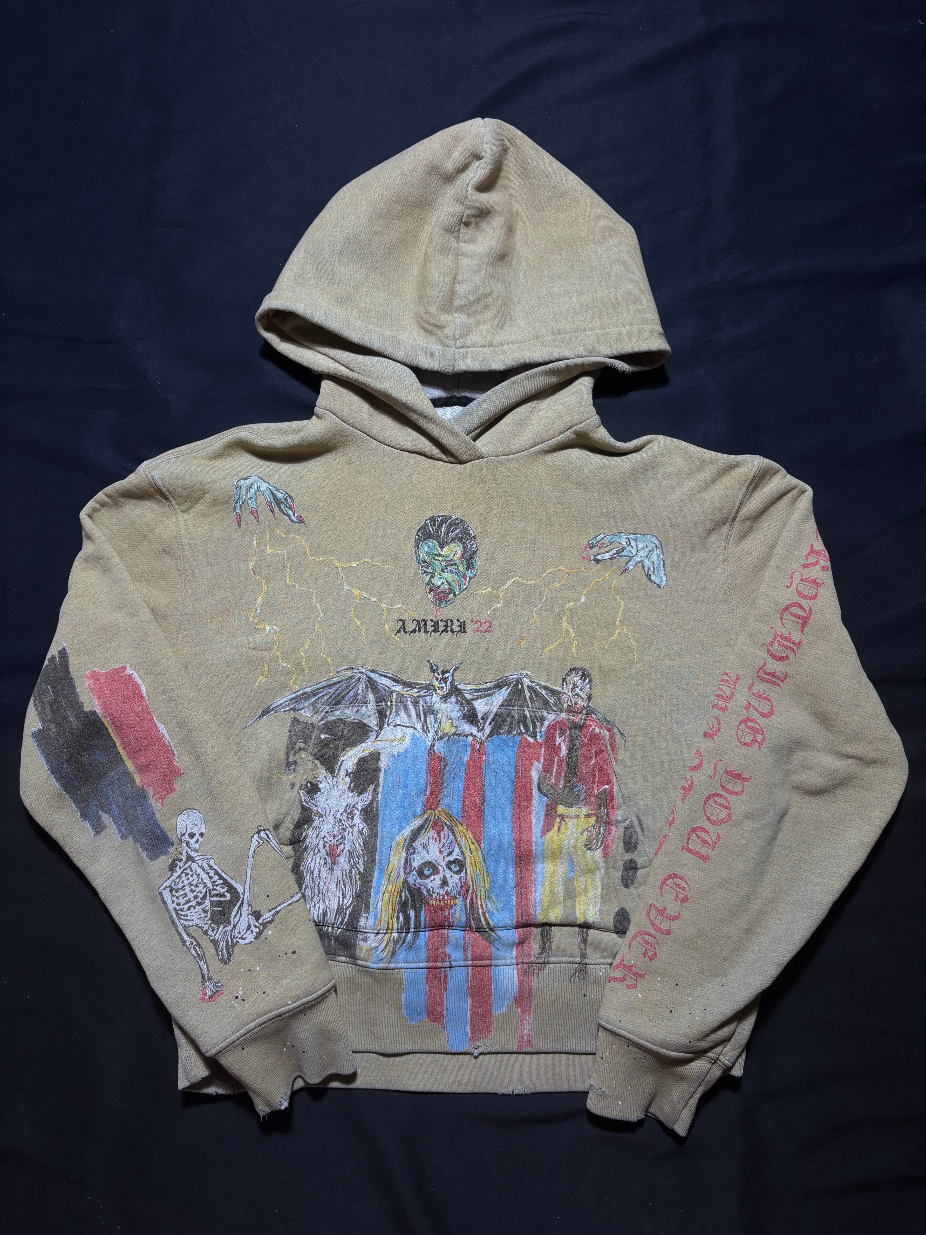 Amiri X Wes Lang Blood 38 Hoodie