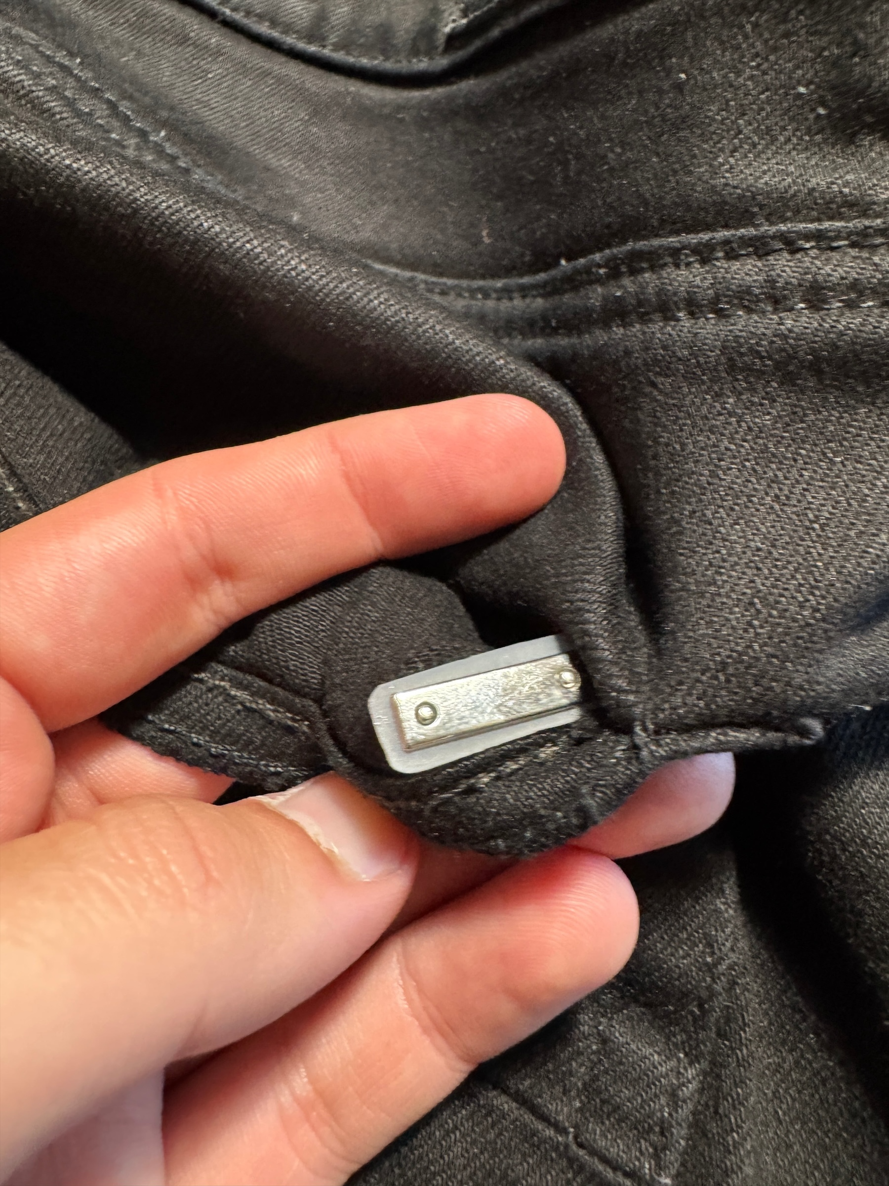 Amiri MX1 Black Silver Patch