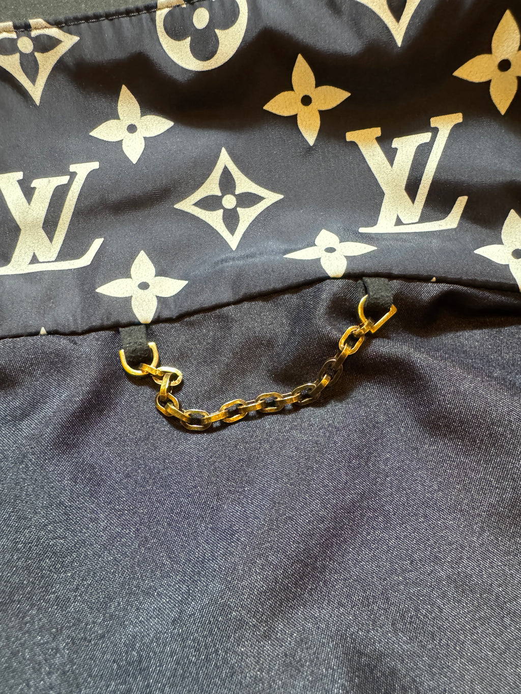 Louis Vuitton Monogram Nylon Windbreaker Jacket - Size 48