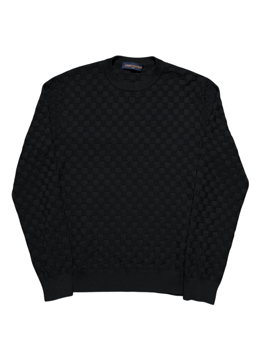 Louis Vuitton Black Wool Crewneck