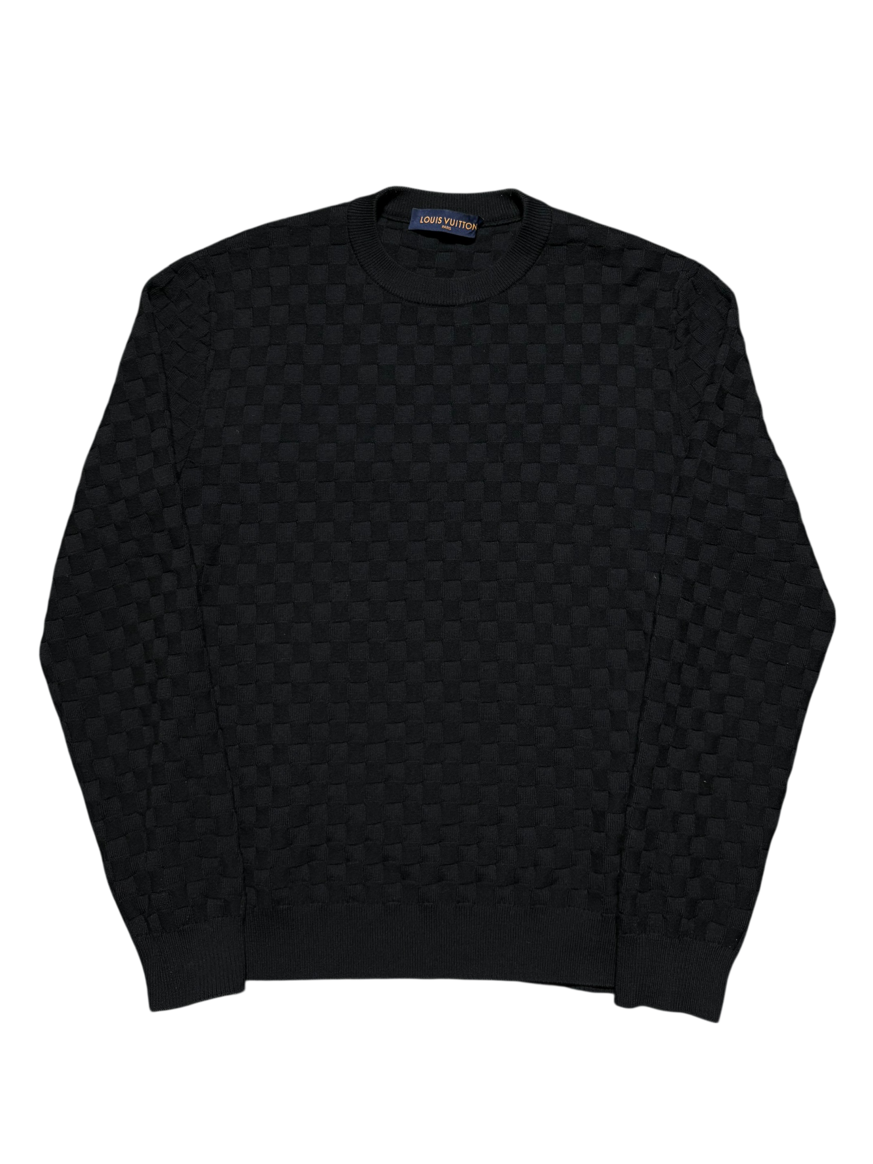 Louis Vuitton Black Wool Crewneck