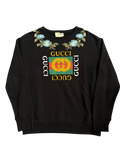 Gucci Loved Floral Embroidered Big Logo Crewneck