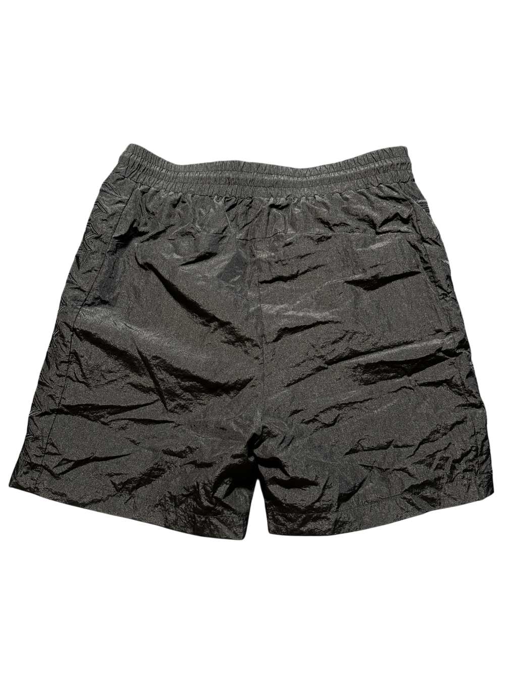 Lost Intricacy Black Nylon Shorts