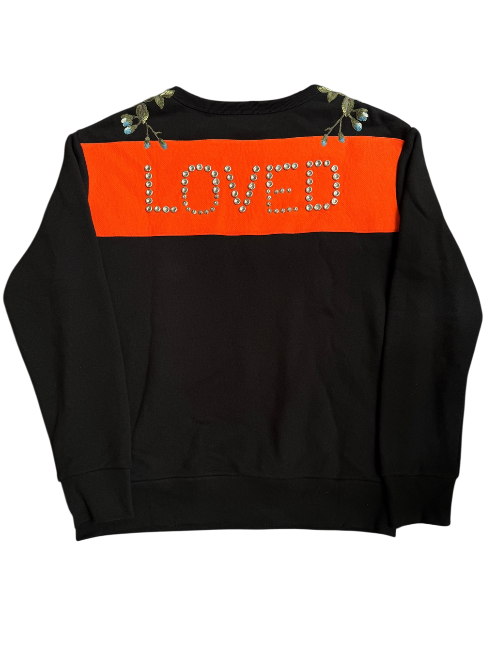 Gucci Loved Floral Embroidered Big Logo Sweatshirt