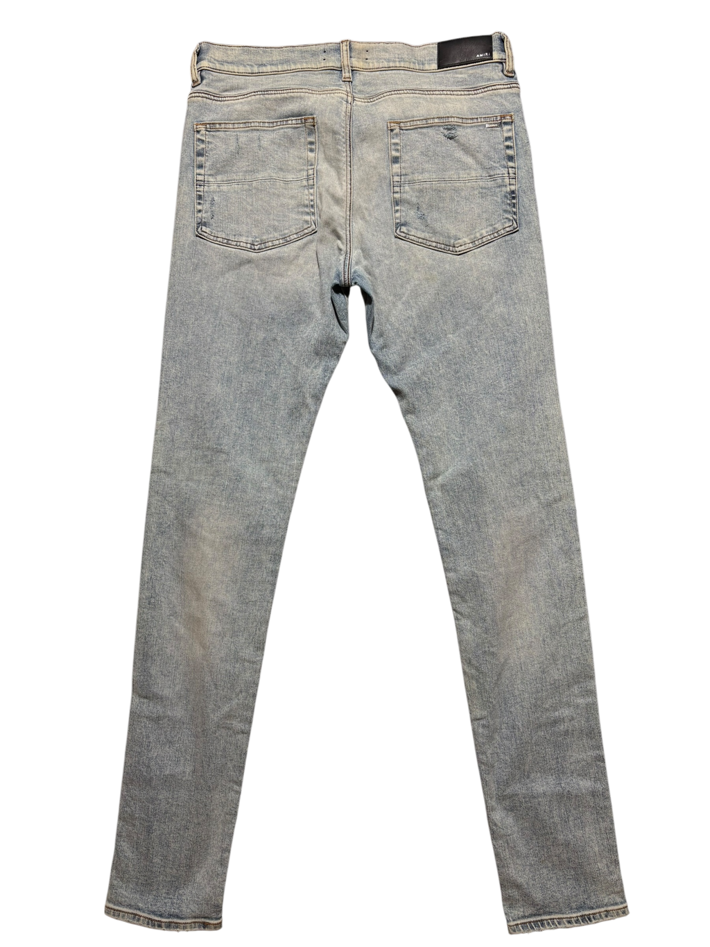 Amiri Mx1 LightWash Black Patch