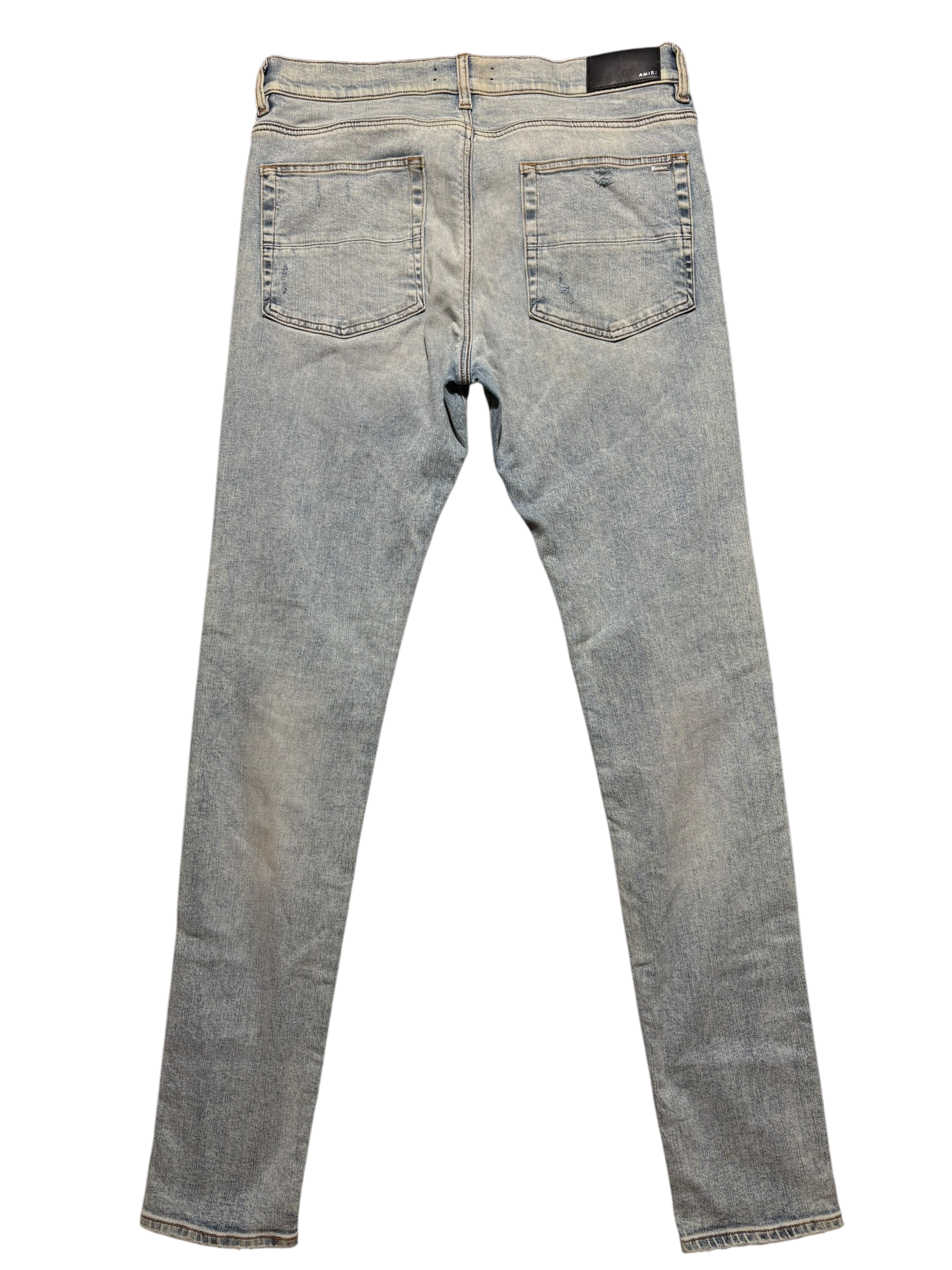 Amiri Mx1 LightWash Black Patch