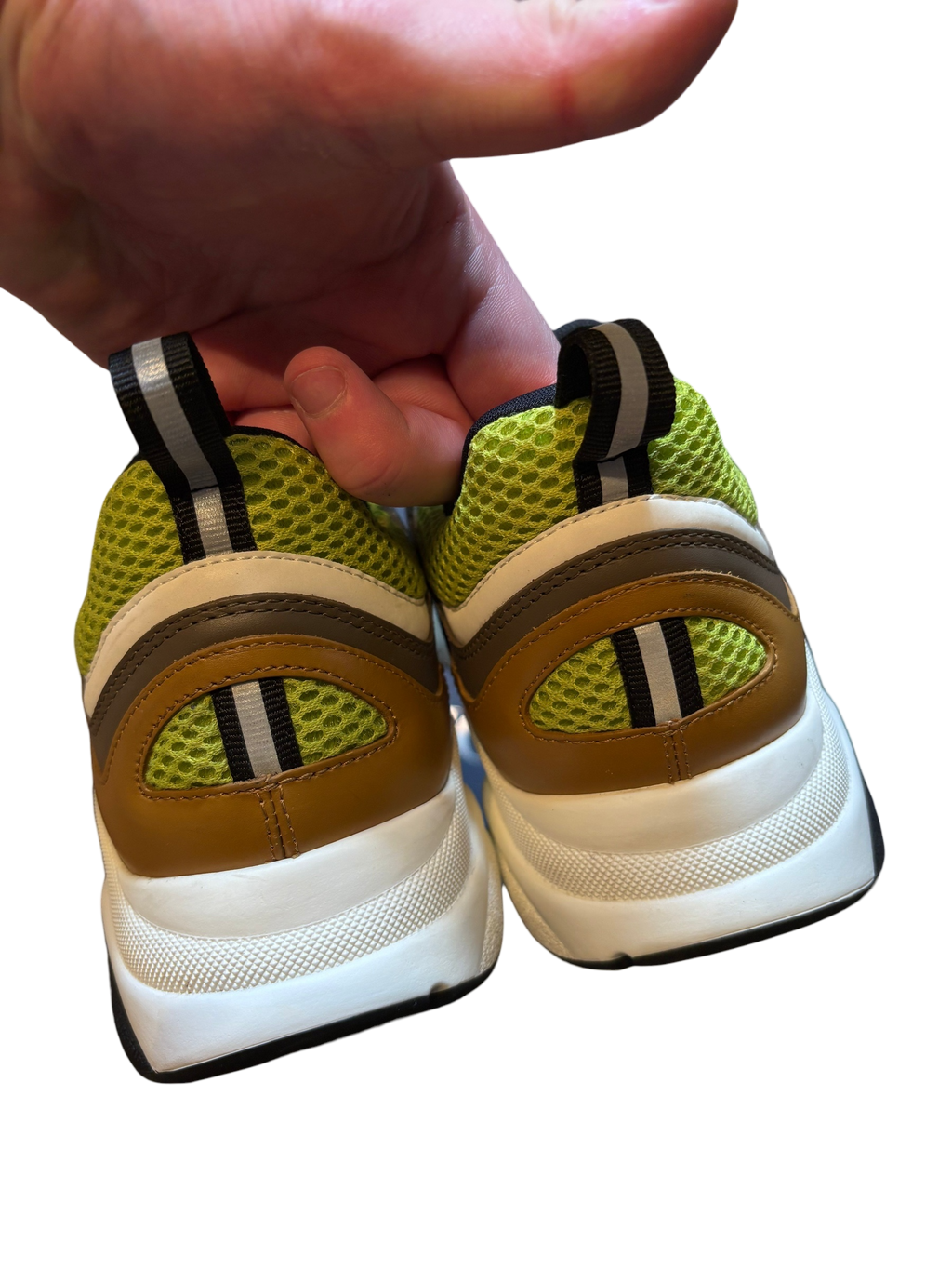 Dior B22 Brown Green Sneakers