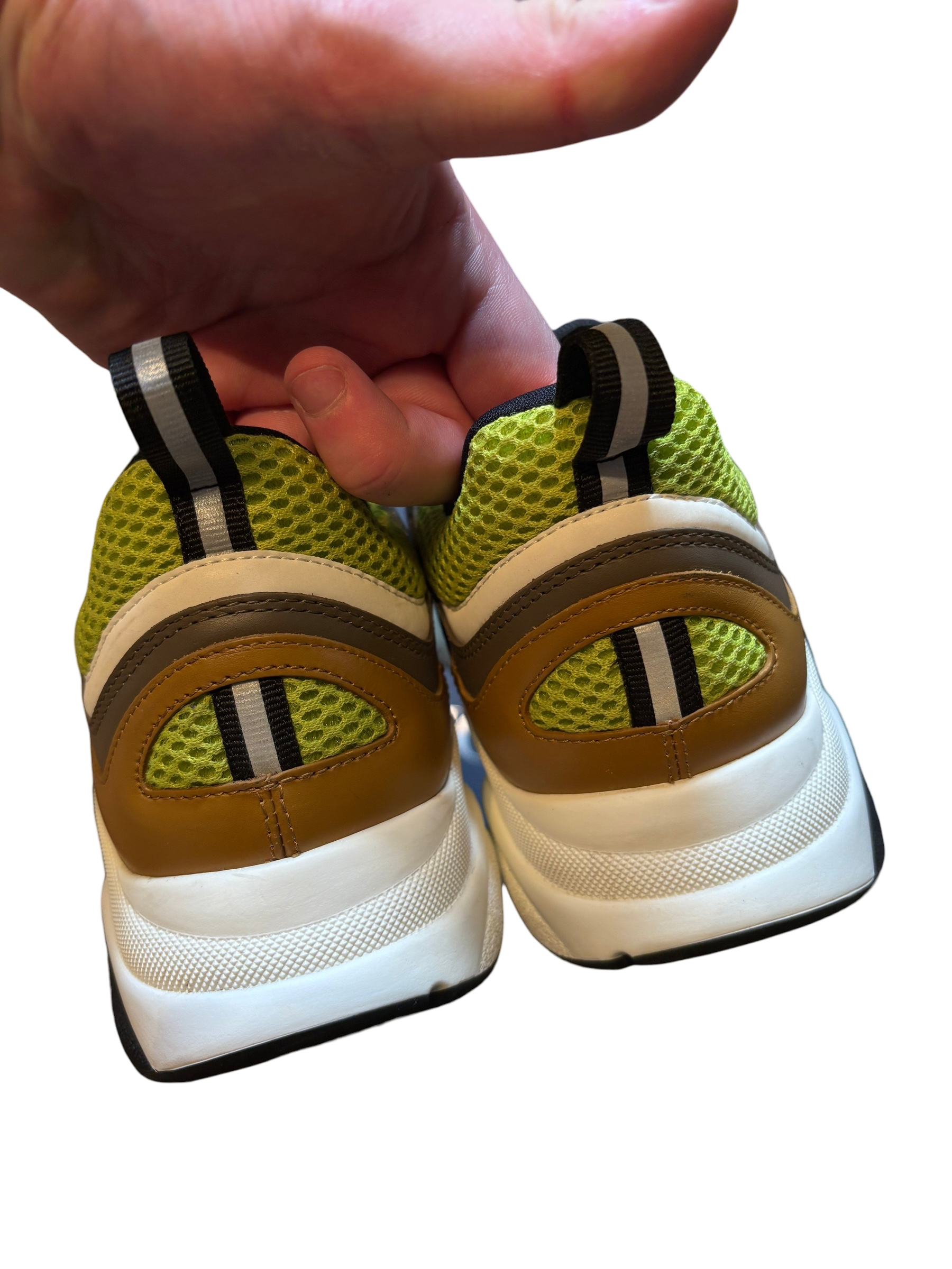 Dior B22 Brown Green Sneakers