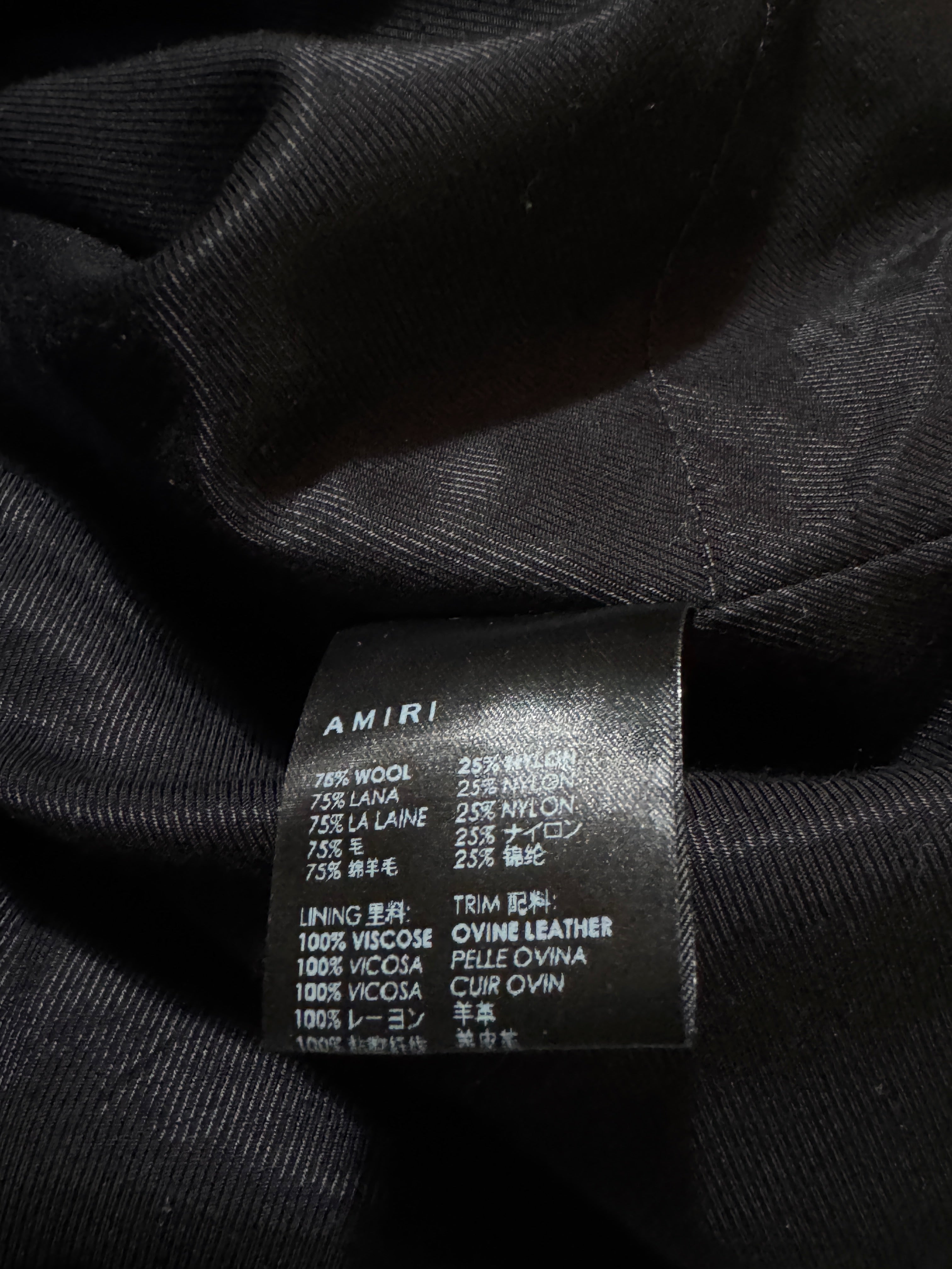 Amiri Bones Varsity Jacket - Size 56